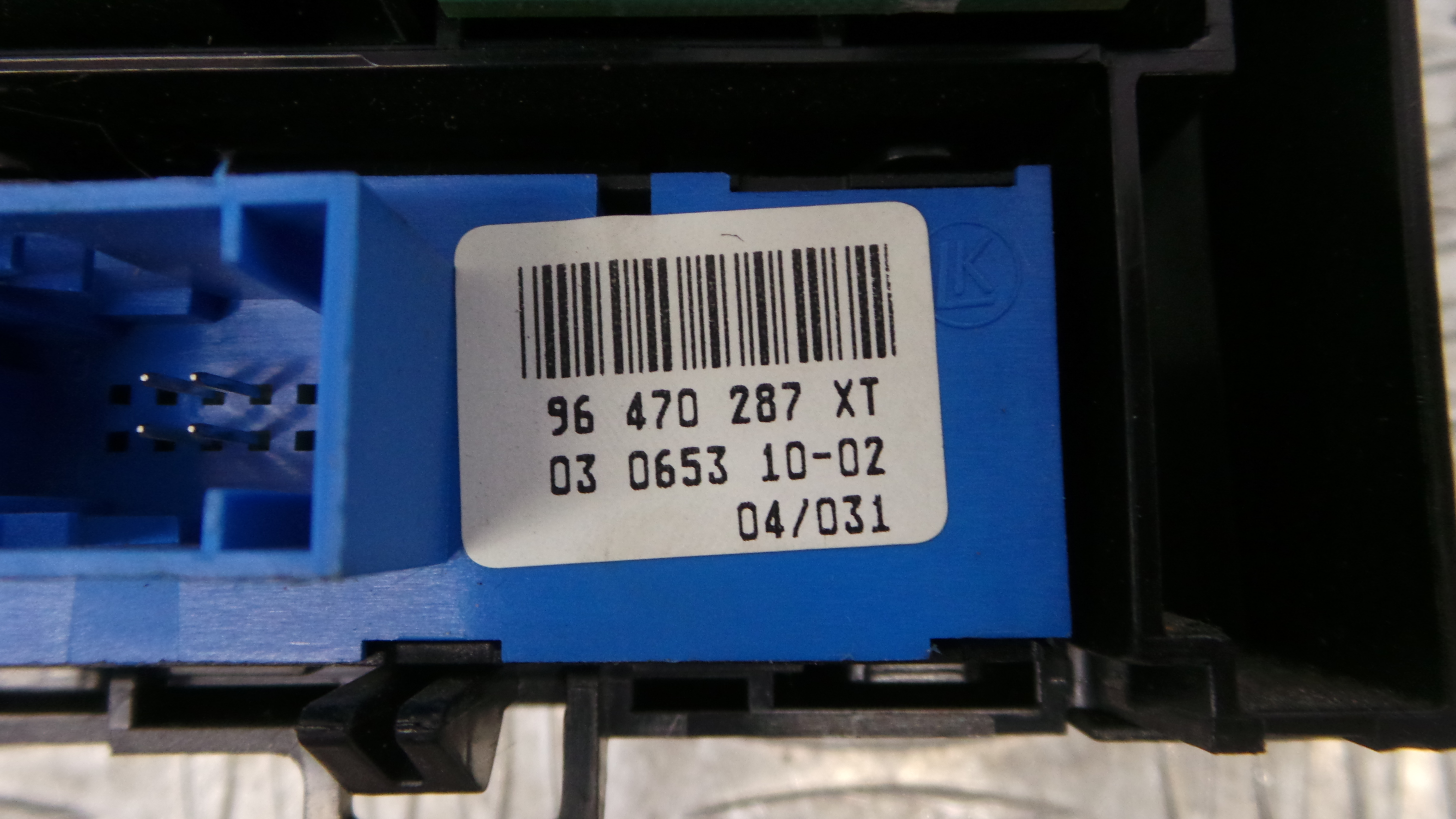 Comando da Sofagem / Climatronic 96573322YW - PEUGEOT 407 (6D_)-36593140