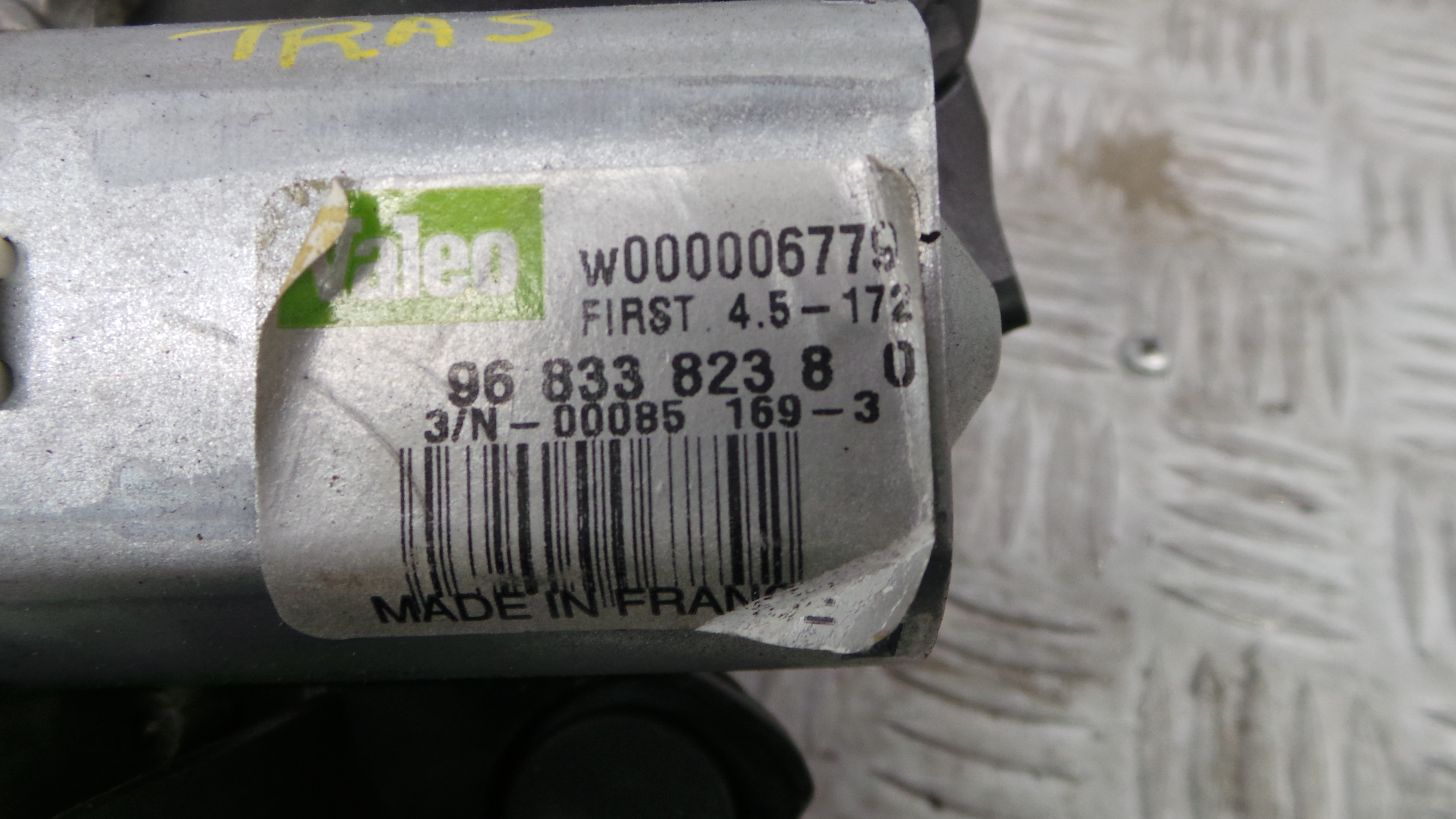 Motor Limpa Vidros Trás 968338238 - CITROËN C3 II (SC_)-36593450