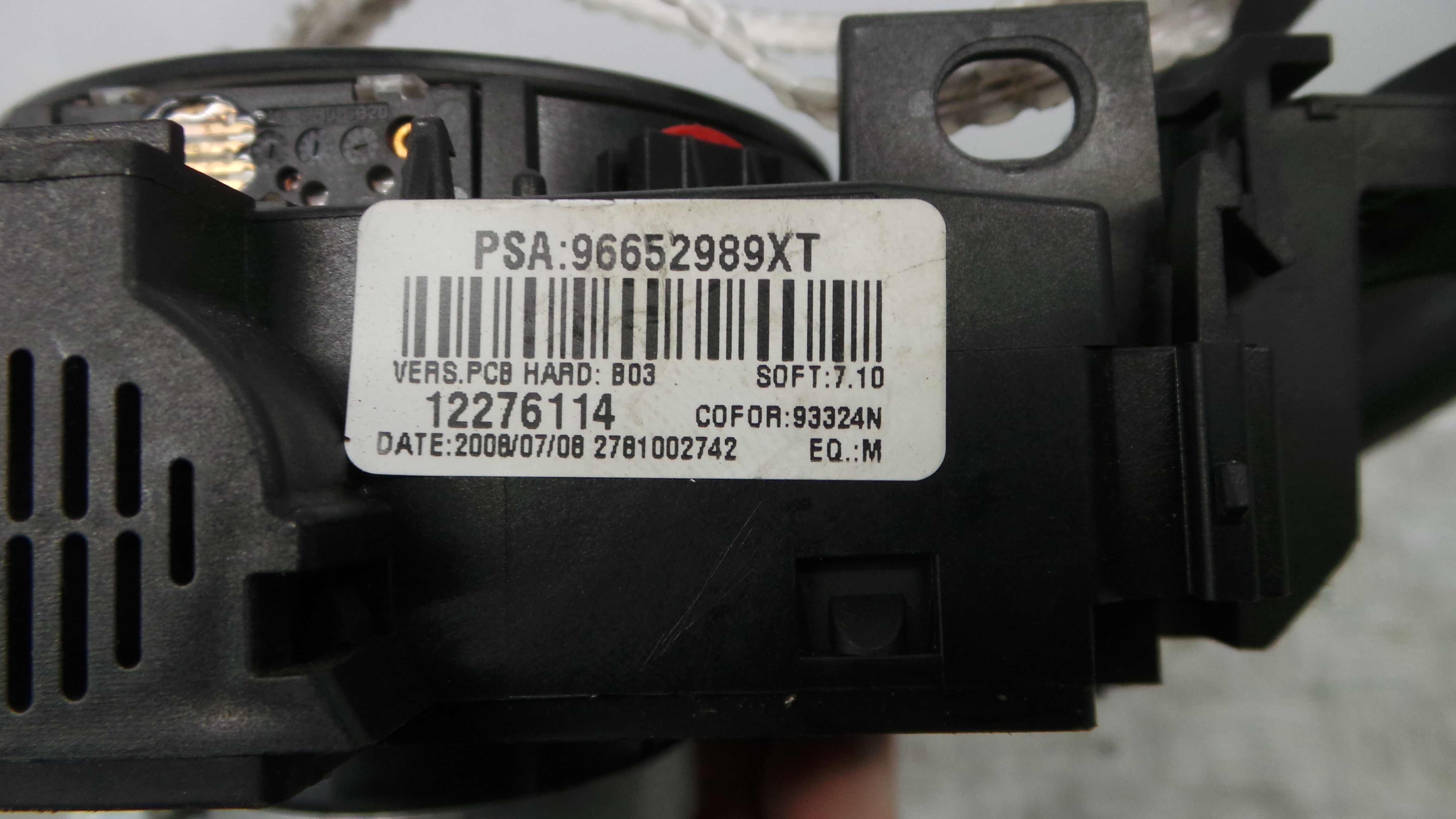 Fita de Airbags 96652989XT - PEUGEOT 308 I (4A_, 4C_)-36609597