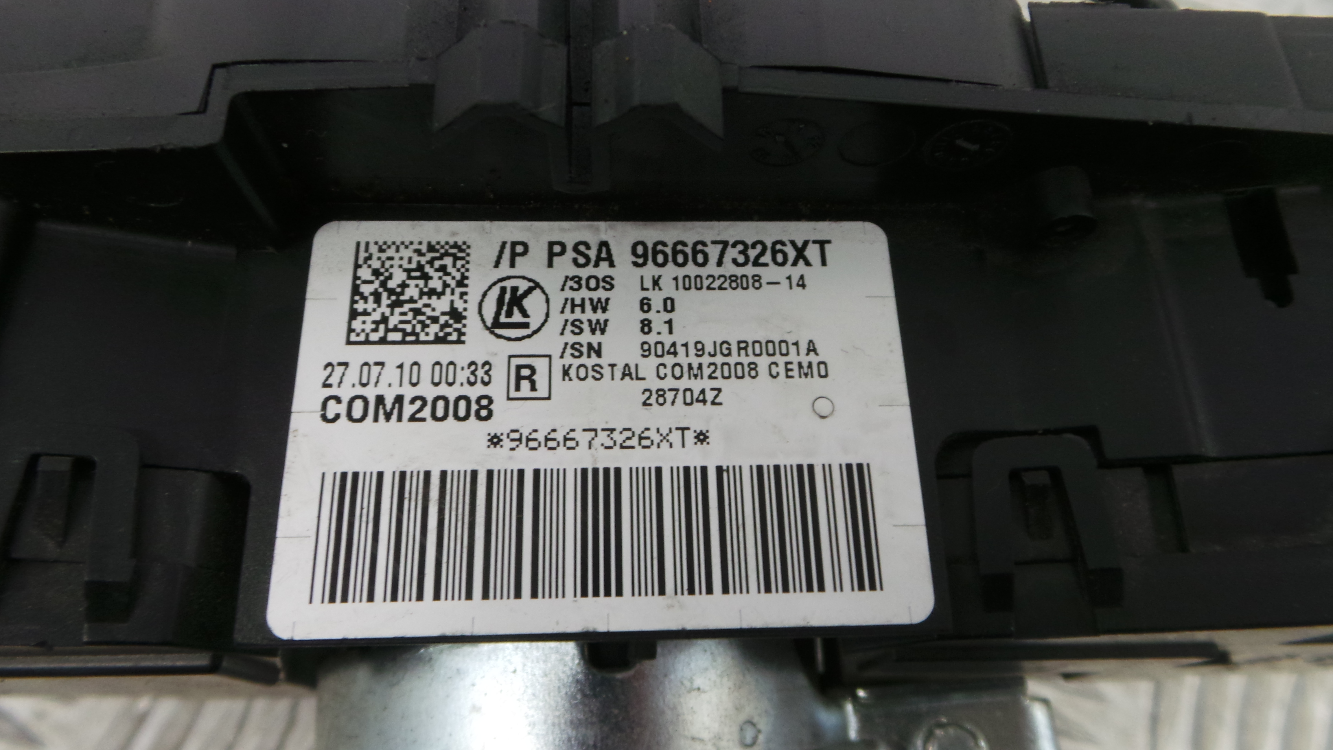 Fita de Airbags 96667326XT - CITROËN C3 II (SC_)-36609607