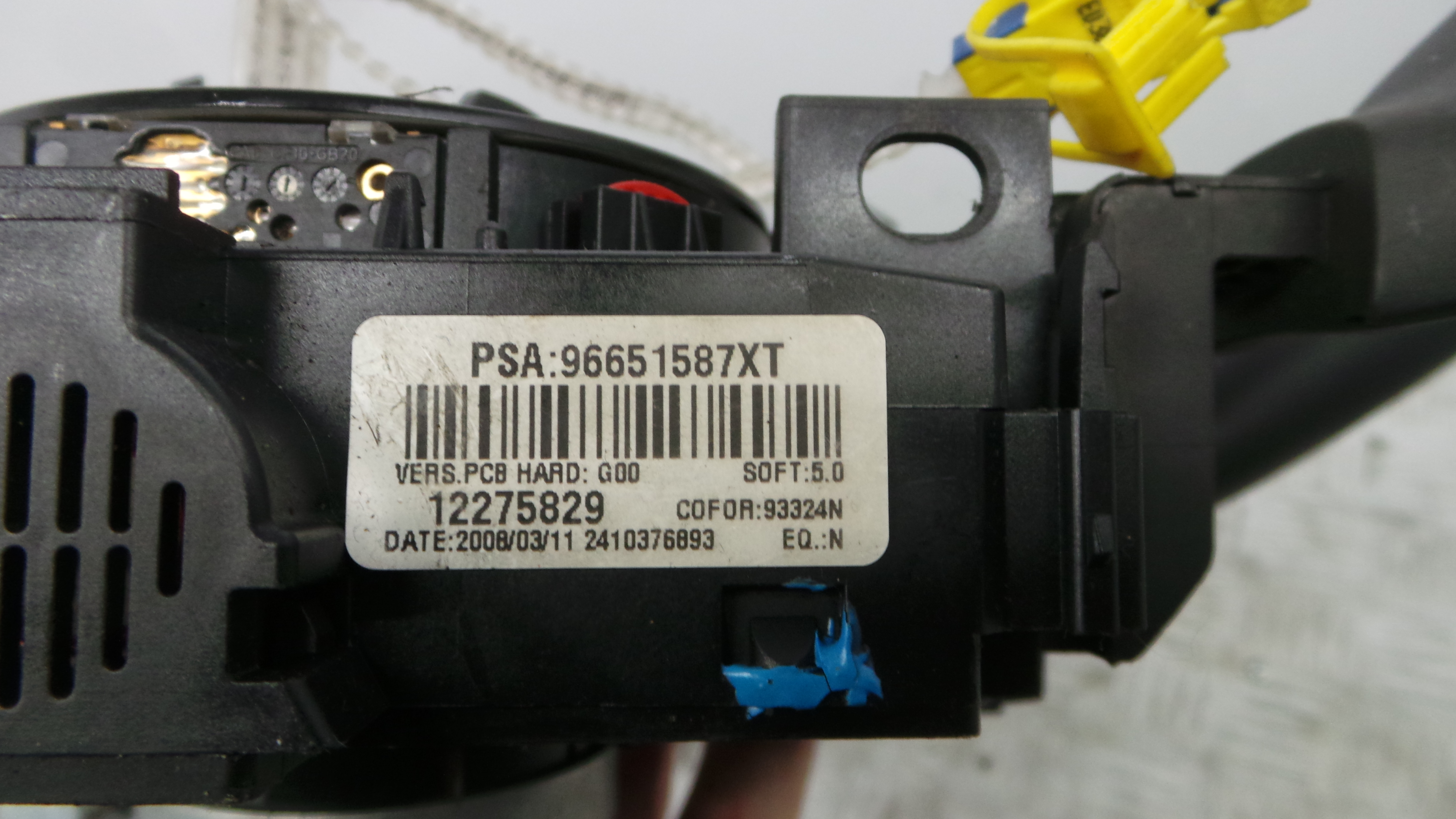 Fita de Airbags 96651587XT - PEUGEOT 308 I (4A_, 4C_)-36609612