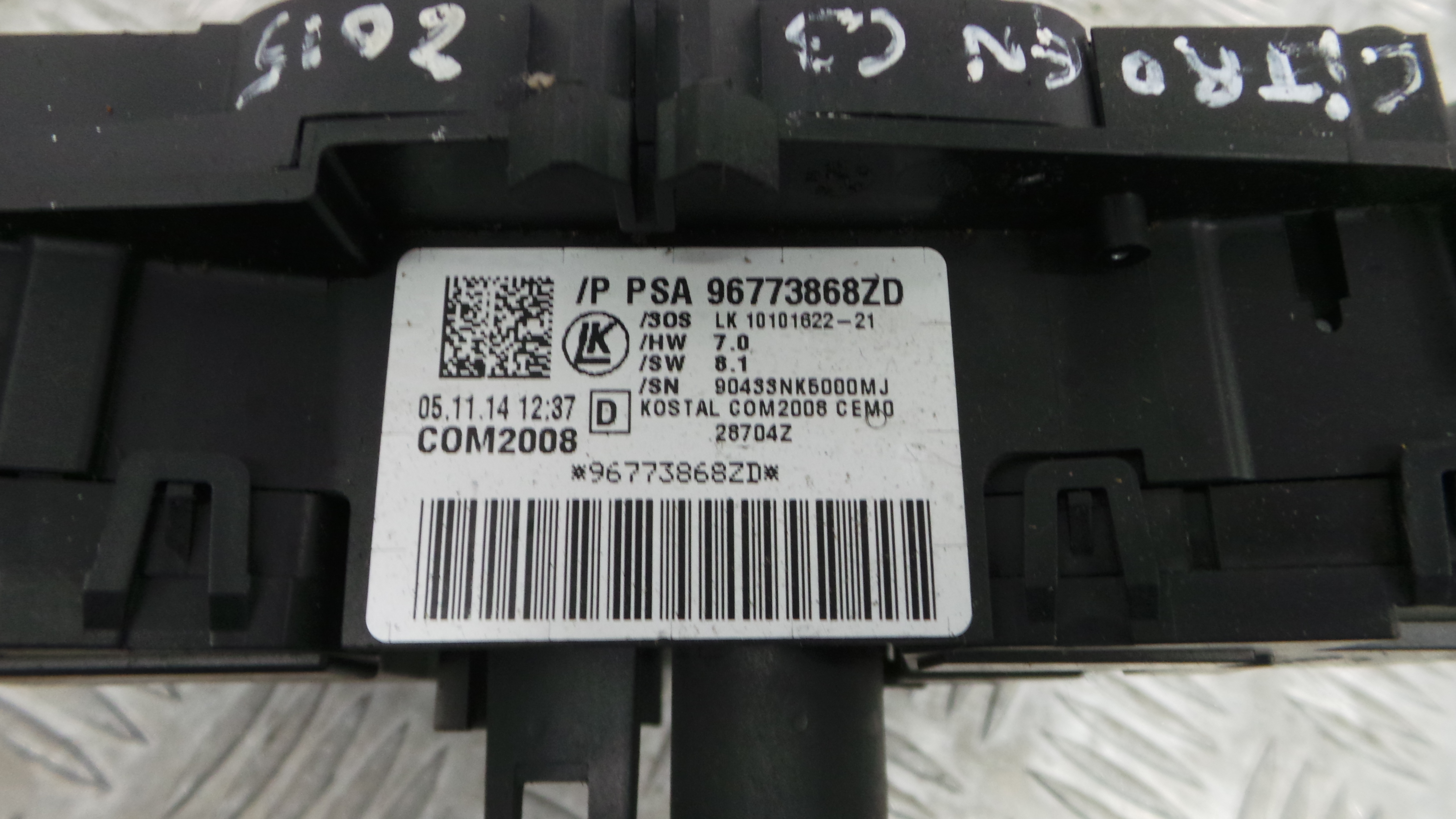 Fita de Airbags 96773868ZD - CITROËN C3 II (SC_)-36609650