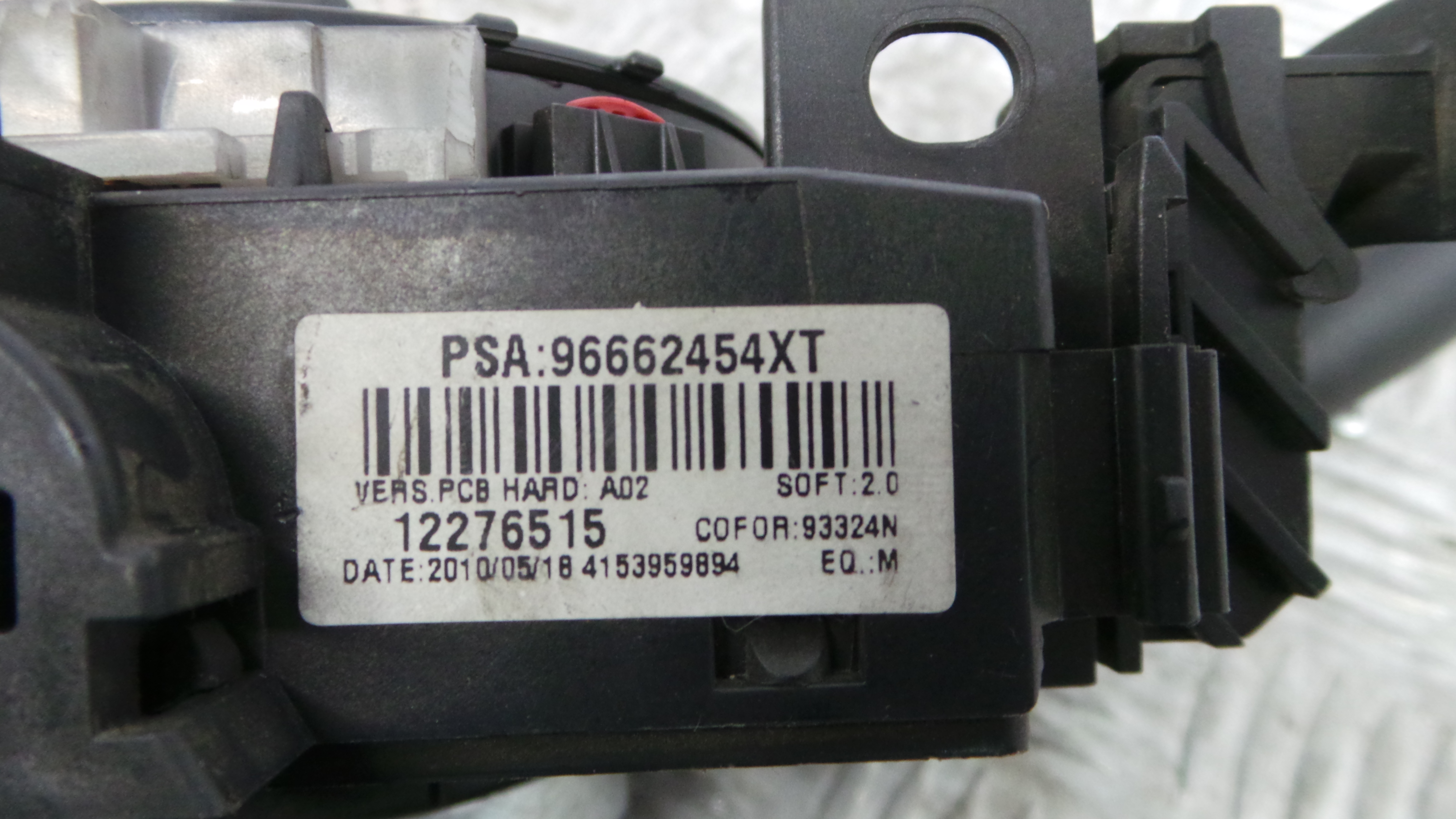 Fita de Airbags 96662454XT - PEUGEOT PARTNER Caixa/monovolume-36609934