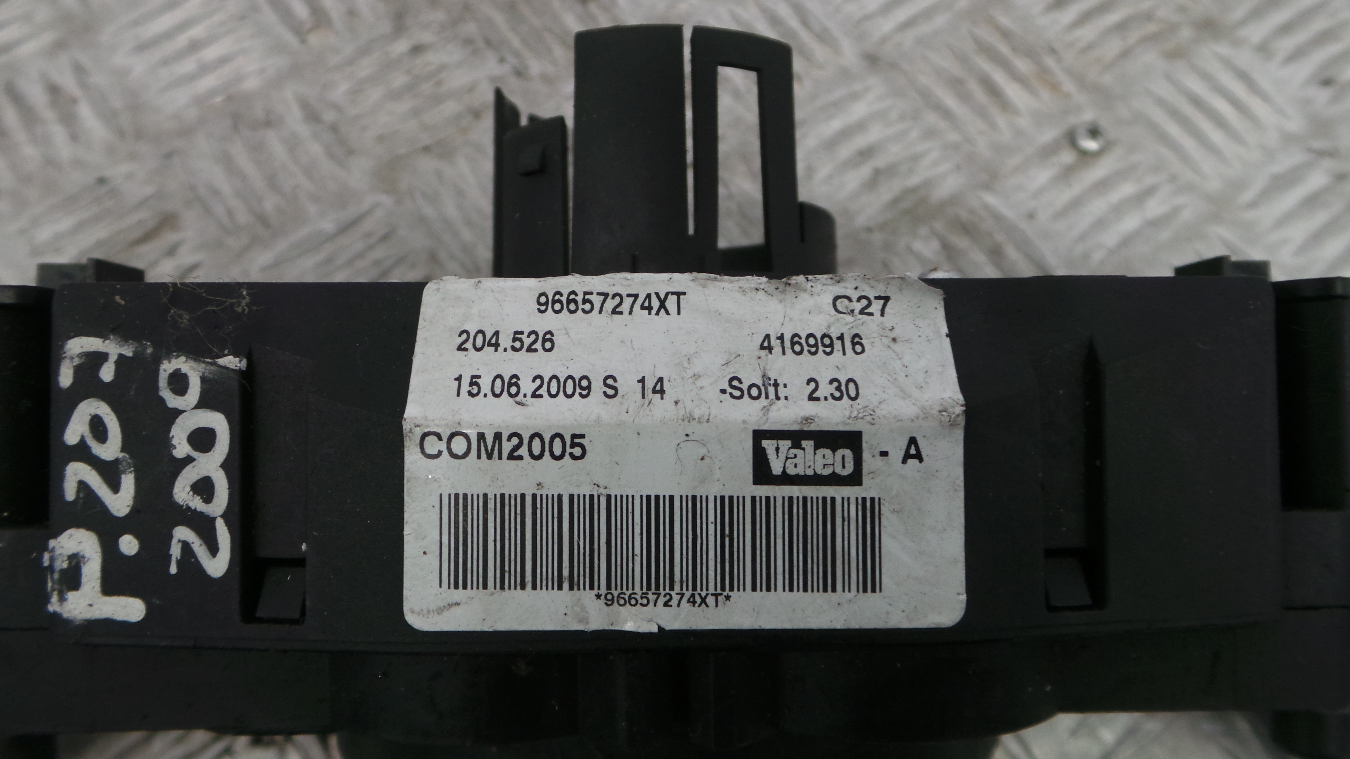 Fita de Airbags 96657274XT - PEUGEOT 207 (WA_, WC_), 207/207+ (WA_, WC_)-36610045