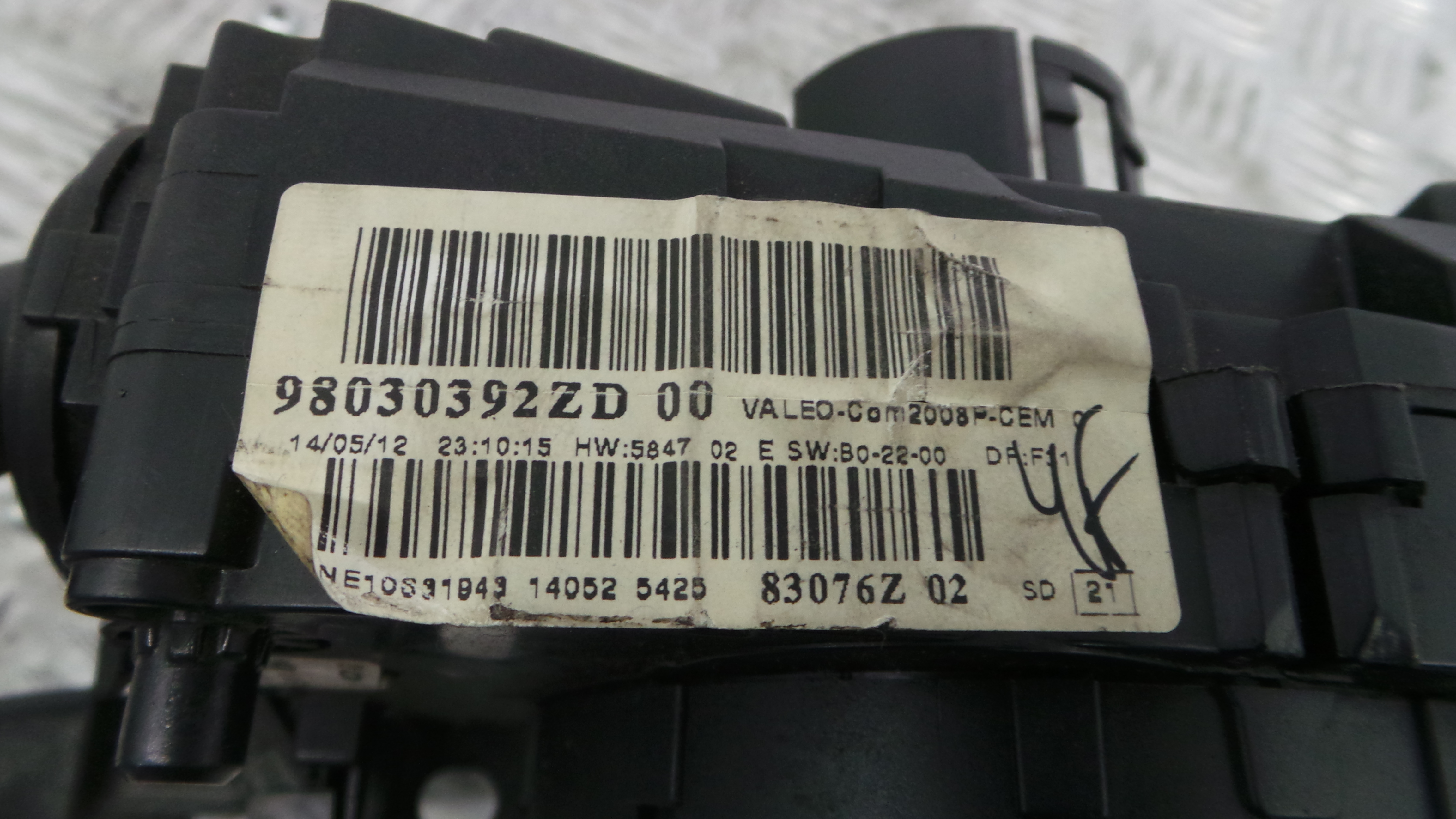 Fita de Airbags 98030392ZD - PEUGEOT 2008 I (CU_)-36610068