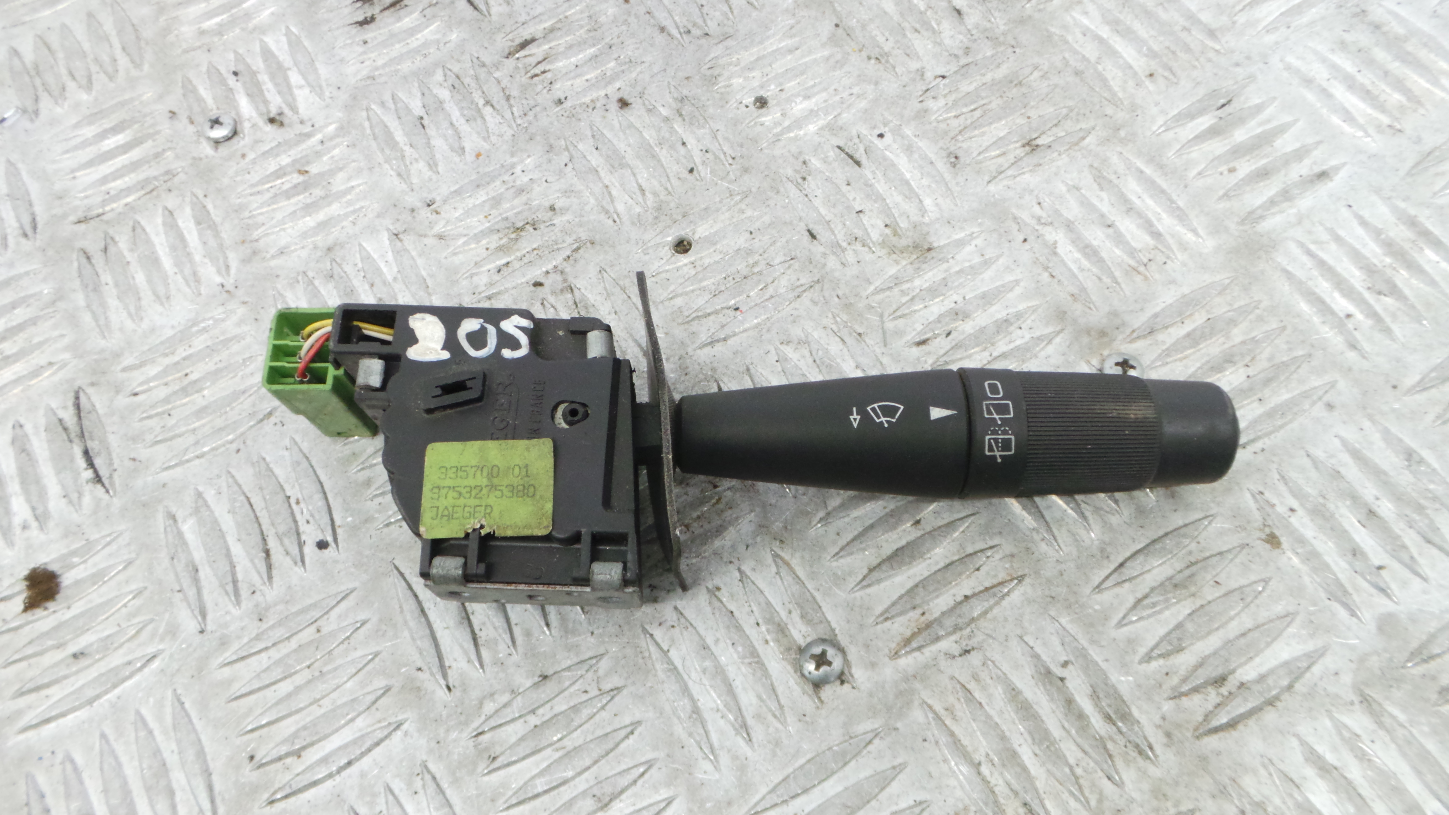 Comando de Limpa Para Brisas 9753275380 - PEUGEOT 205 I (741A/C), 205   (741A/C)-36610332