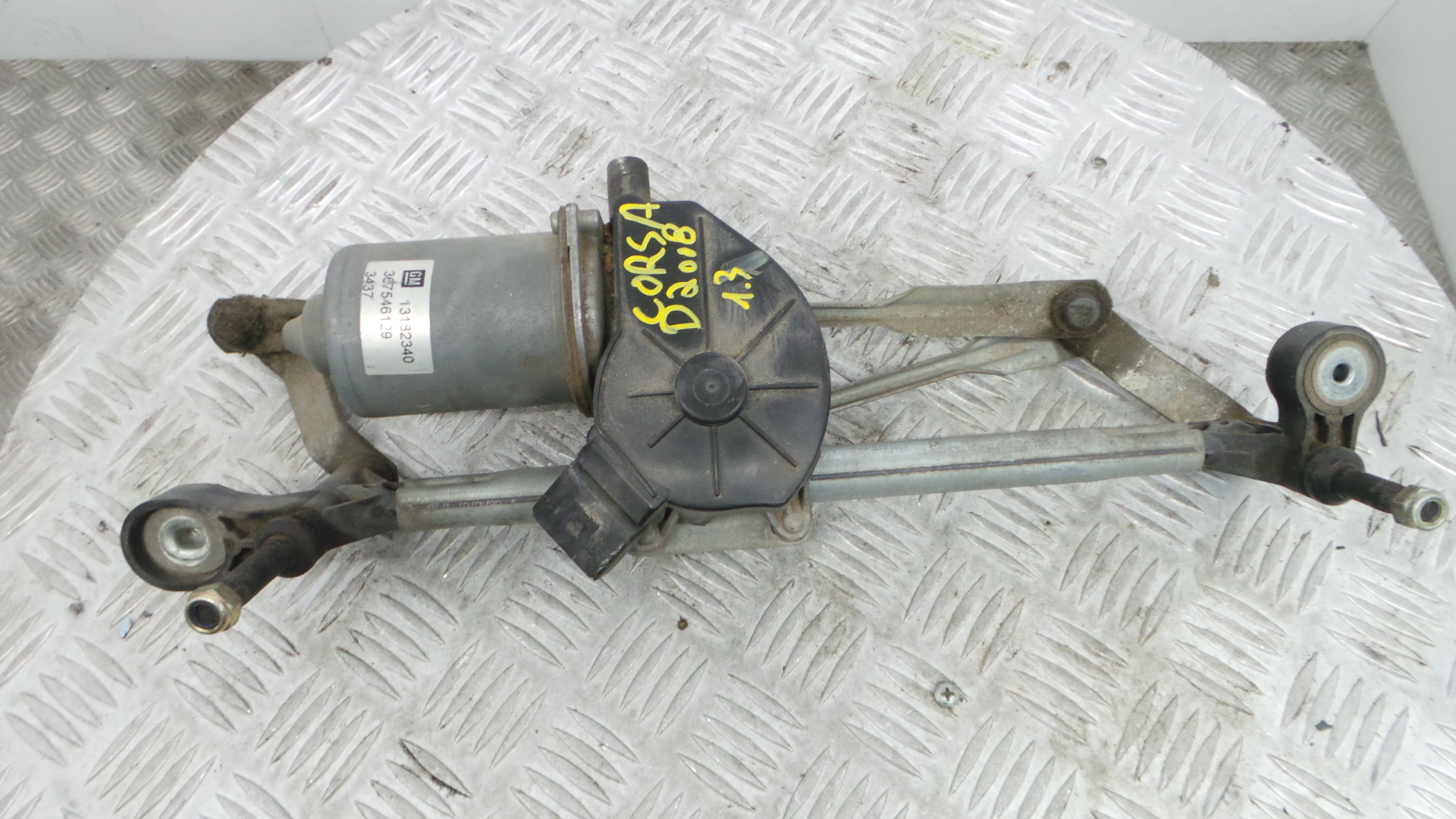 Motor Limpa Vidros Frente  13182340 - OPEL CORSA D (S07)-36616846
