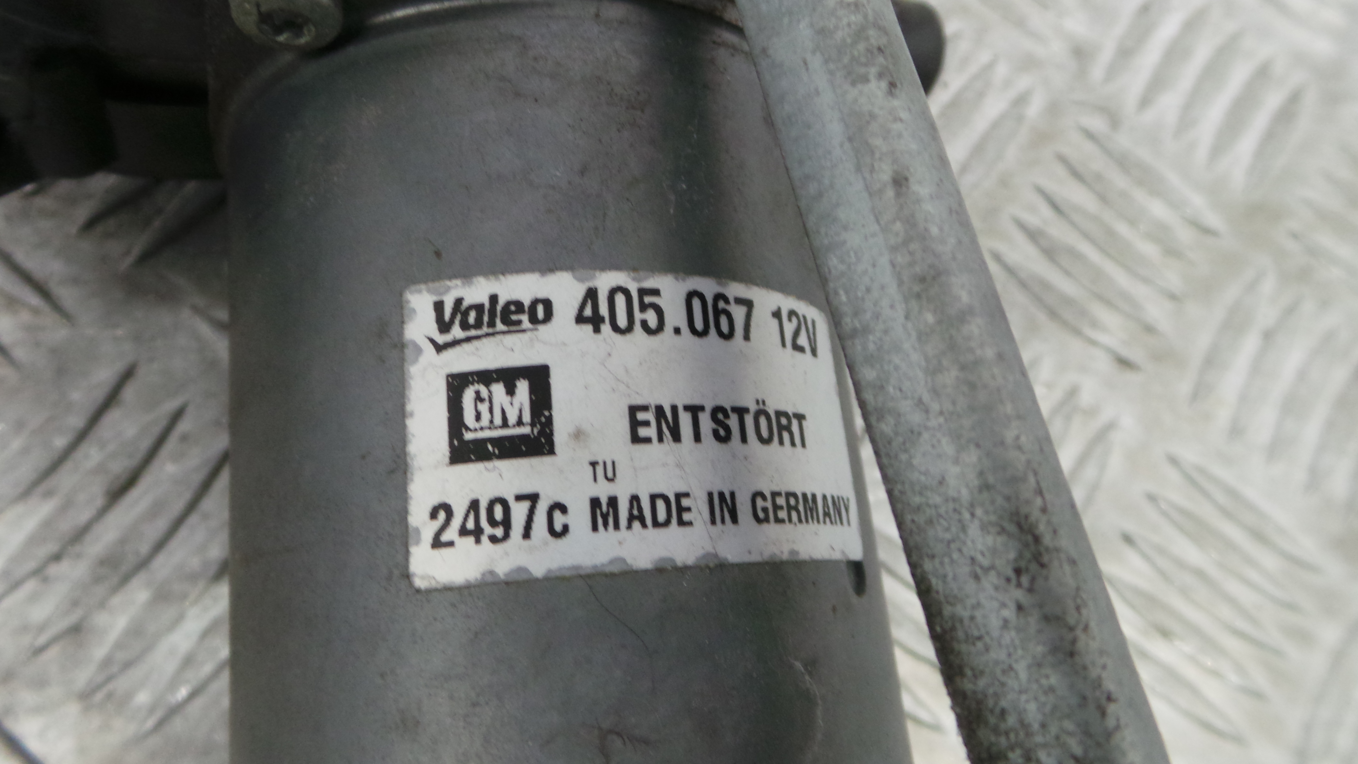 Motor Limpa Vidros Frente  13182340 - OPEL CORSA D (S07)-36616846