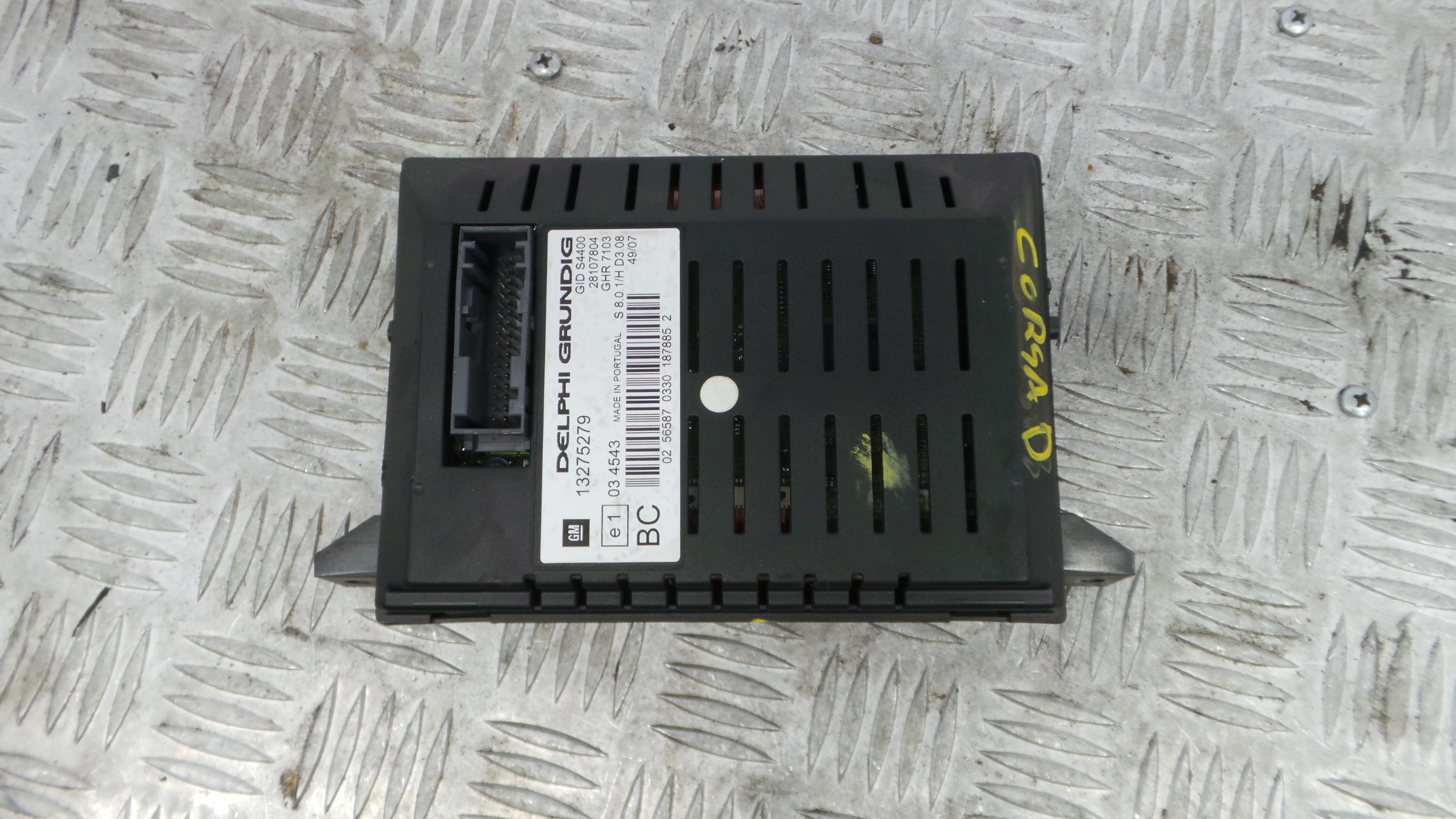 Display do Ar Condicionado / Rádio / GPS / DVD 13275279 - OPEL CORSA D (S07)-36616893