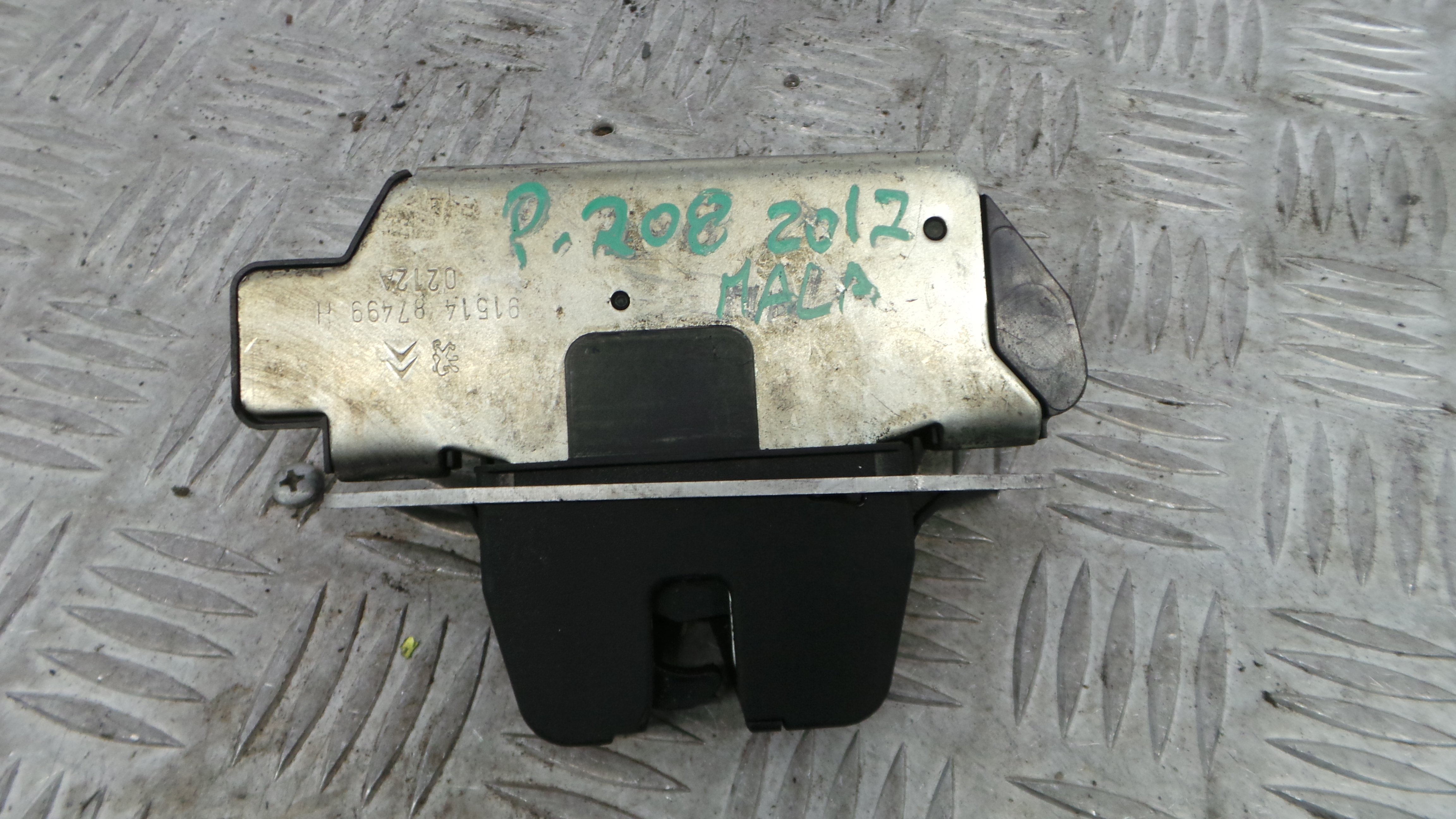 Fecho Mala 9151487499H - PEUGEOT 208 I (CA_, CC_)-36636209 Fecho Mala 9151487499H - PEUGEOT 208 I (CA_, CC_)-36636209