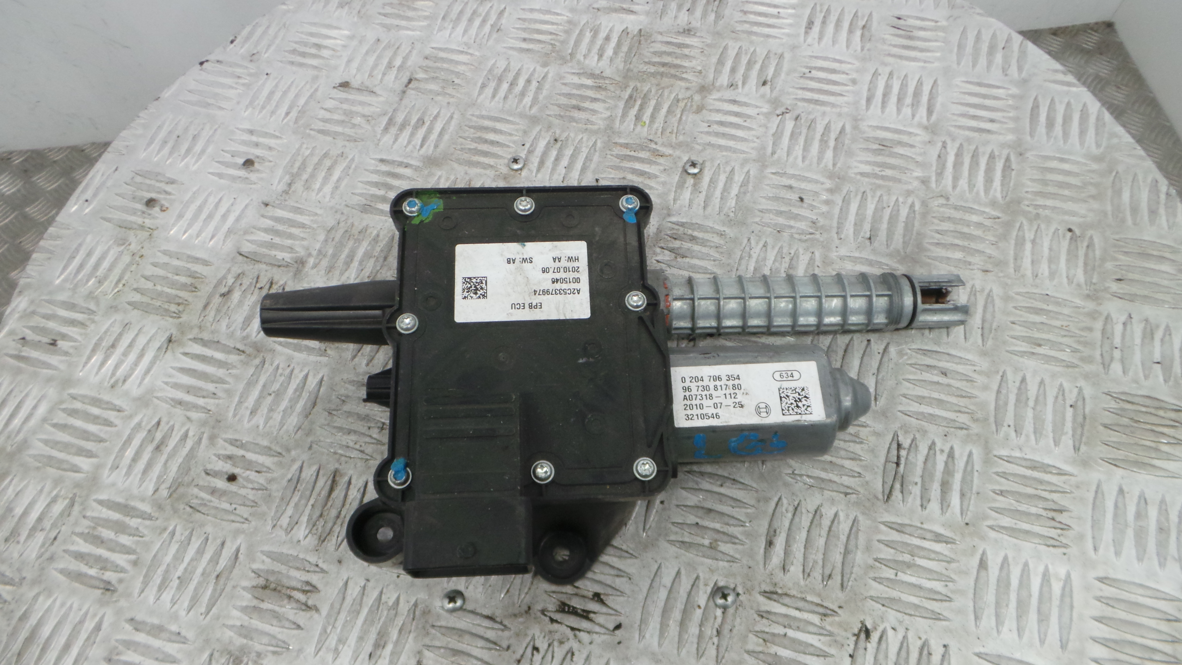 Travão de Mão  9673081780 - CITROËN C4 PICASSO I Veículo multiuso (UD_)-36636259