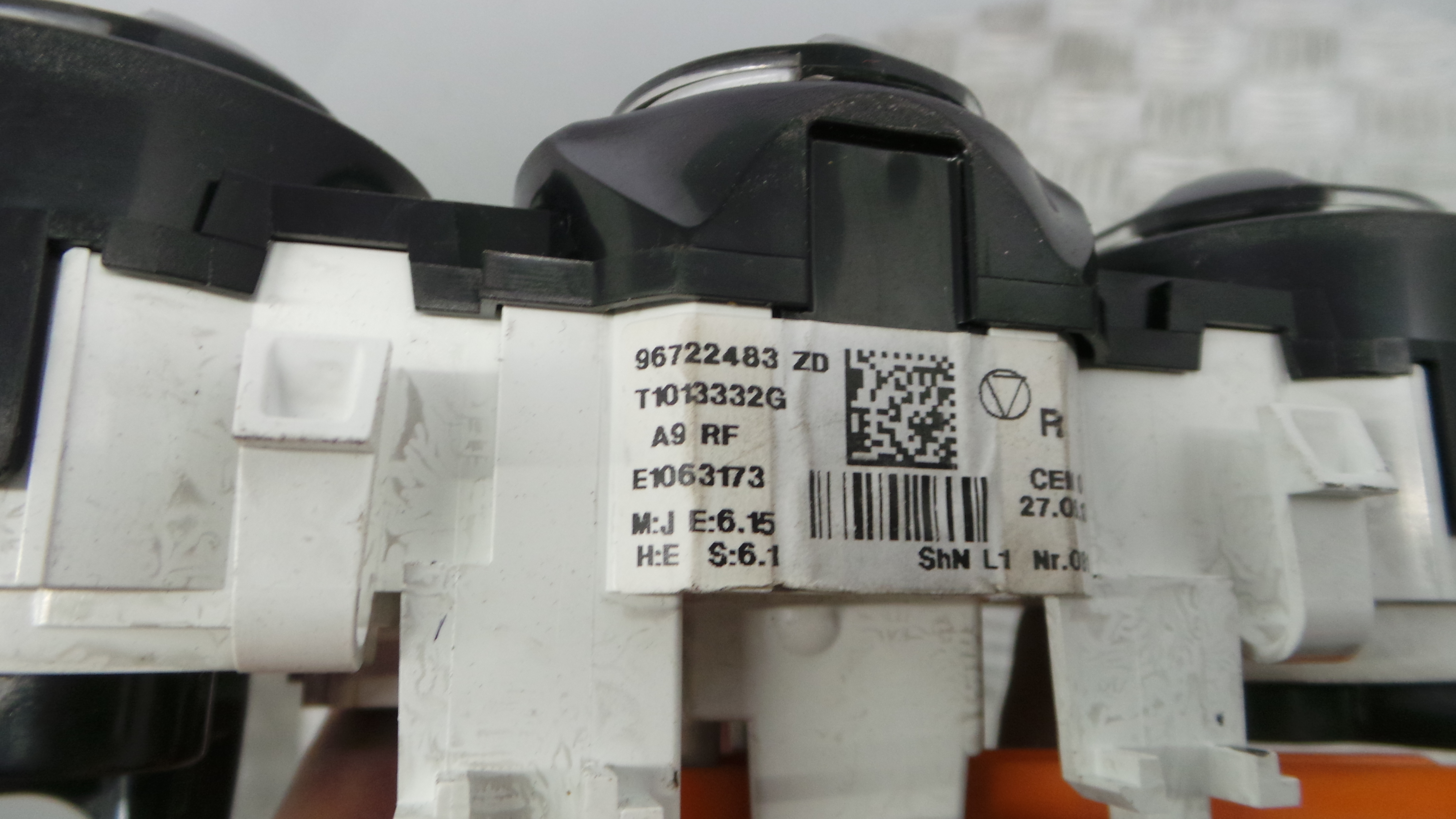 Comando da Sofagem / Climatronic 96722483ZD - PEUGEOT 208 I (CA_, CC_)-36636465