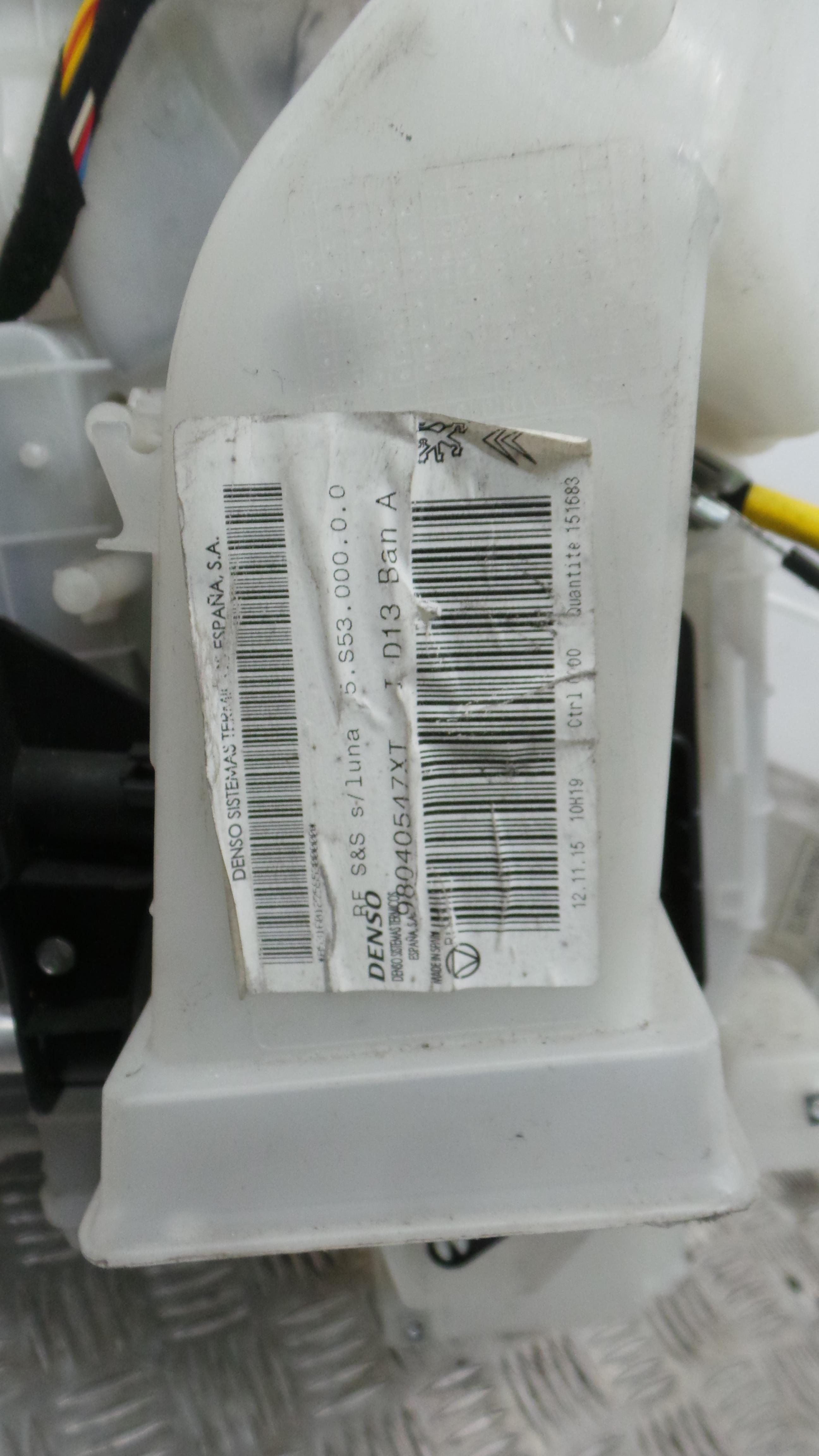 Caixa da Chauffage / Caixa da Sofagem 98040547XT - CITROËN BERLINGO Caixa/monovolume (B9)-36640383