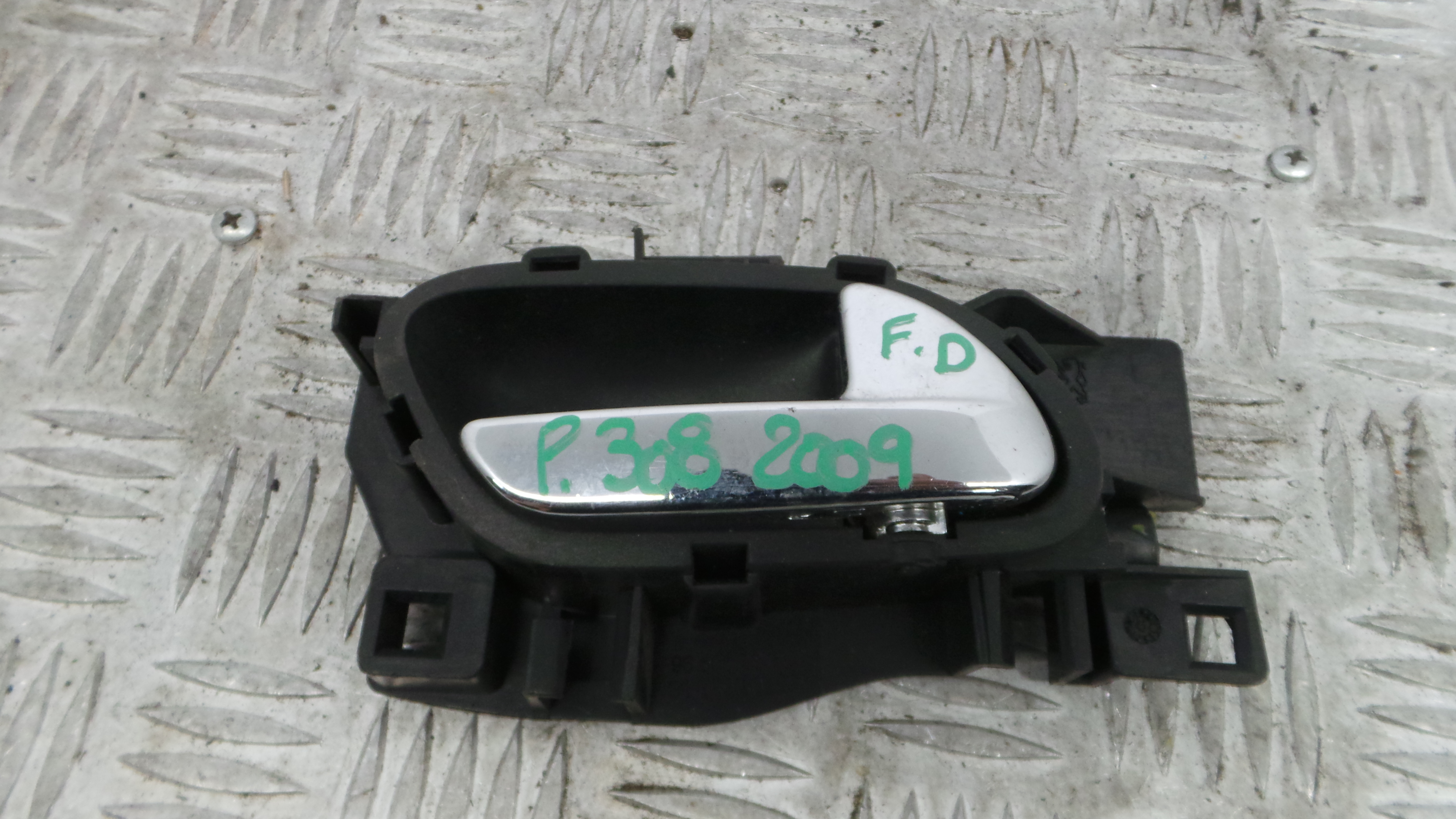Puxador Interior Frente Direita 9660525380 - PEUGEOT 308 I (4A_, 4C_)-36640482