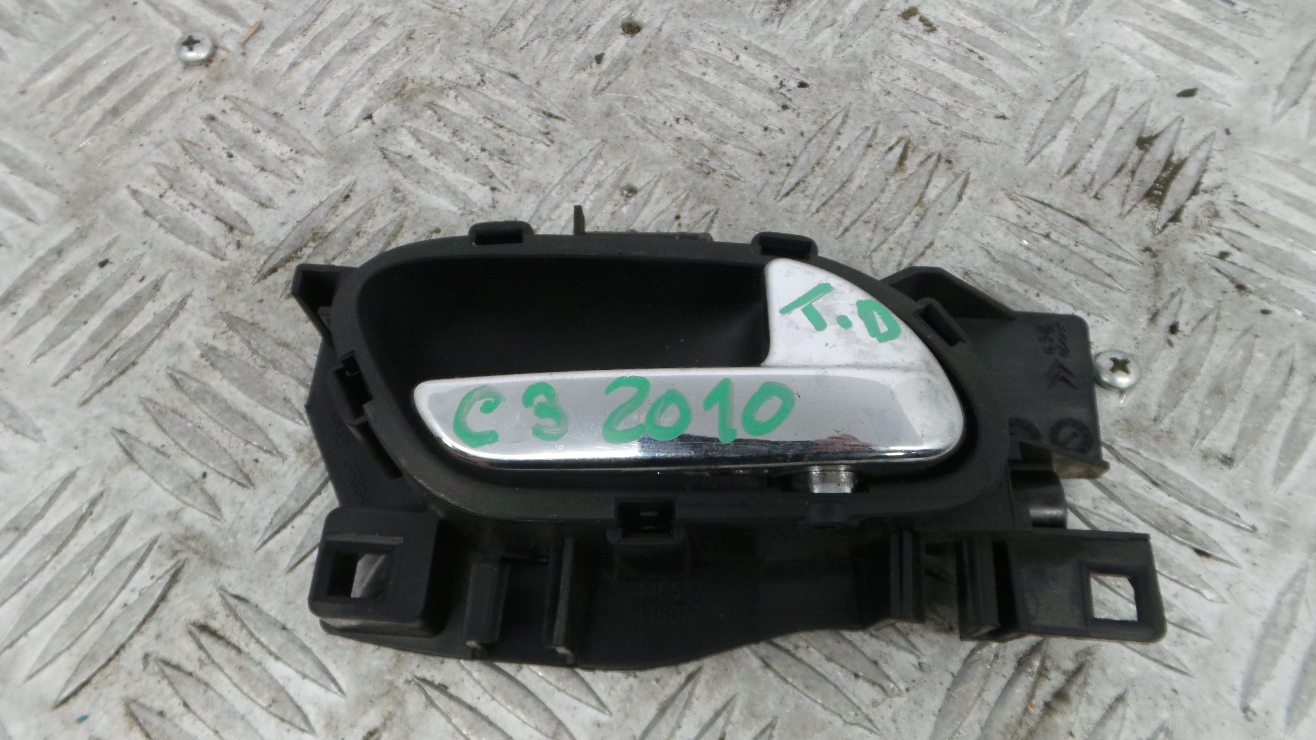 Puxador Interior Traseiro Direita 9683446577 - CITROËN C3 II (SC_)-36640554 Puxador Interior Traseiro Direita 9683446577 - CITROËN C3 II (SC_)-36640554