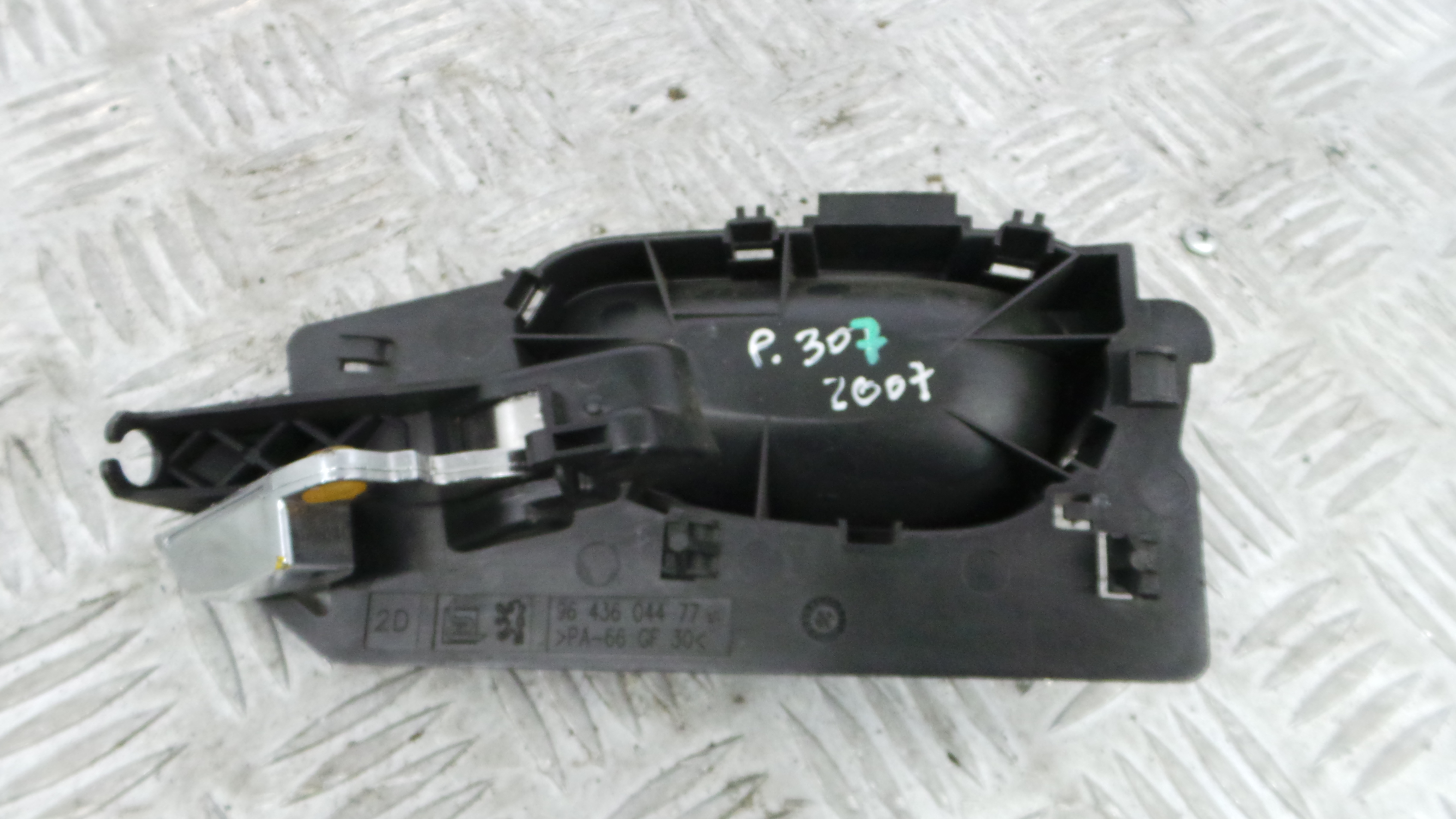 Puxador Interior Frente Direita 9643604477 - PEUGEOT 307 (3A/C)-36640569
