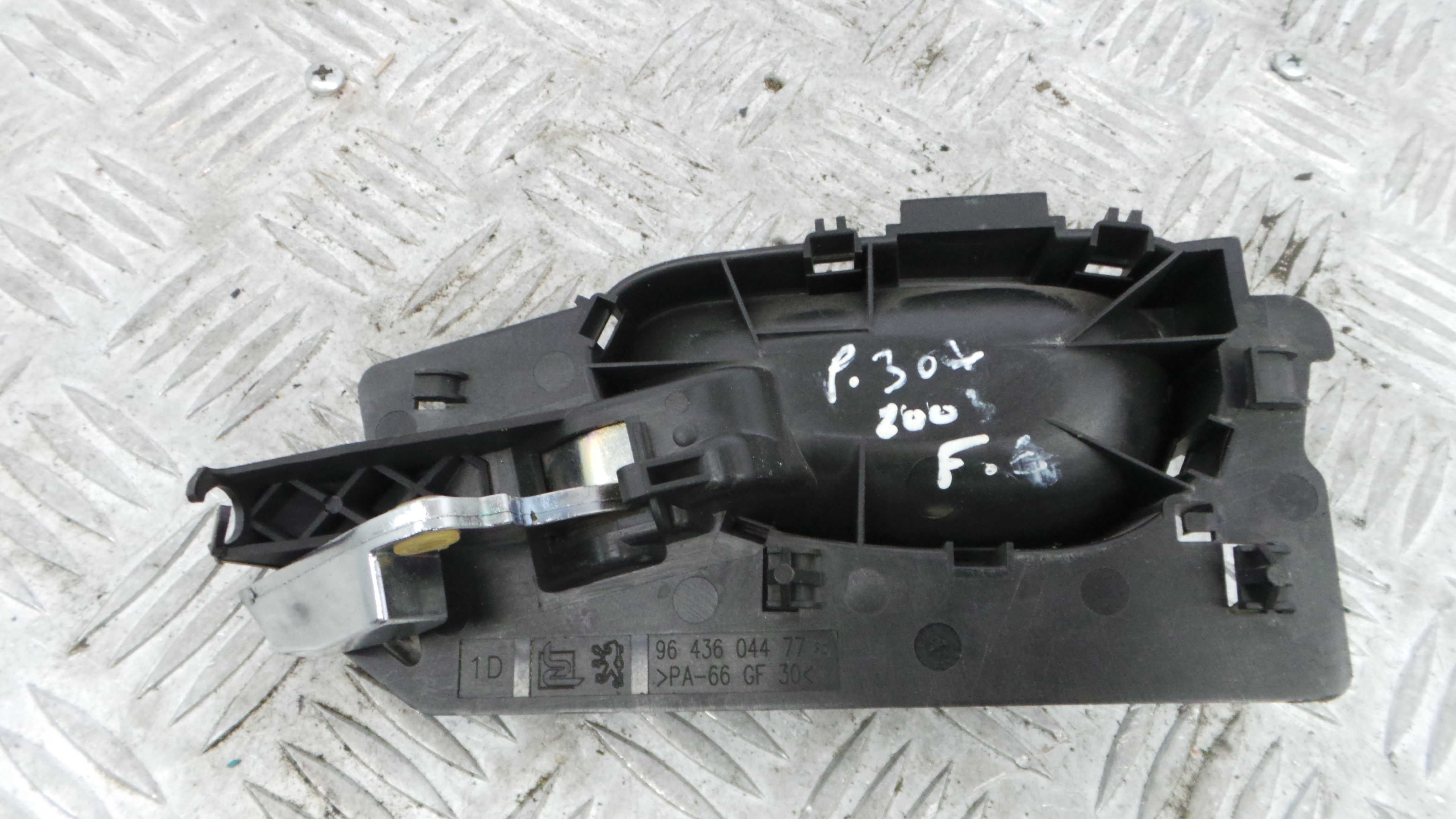 Puxador Interior Frente Esquerdo 9643604477 - PEUGEOT 307 (3A/C)-36640582