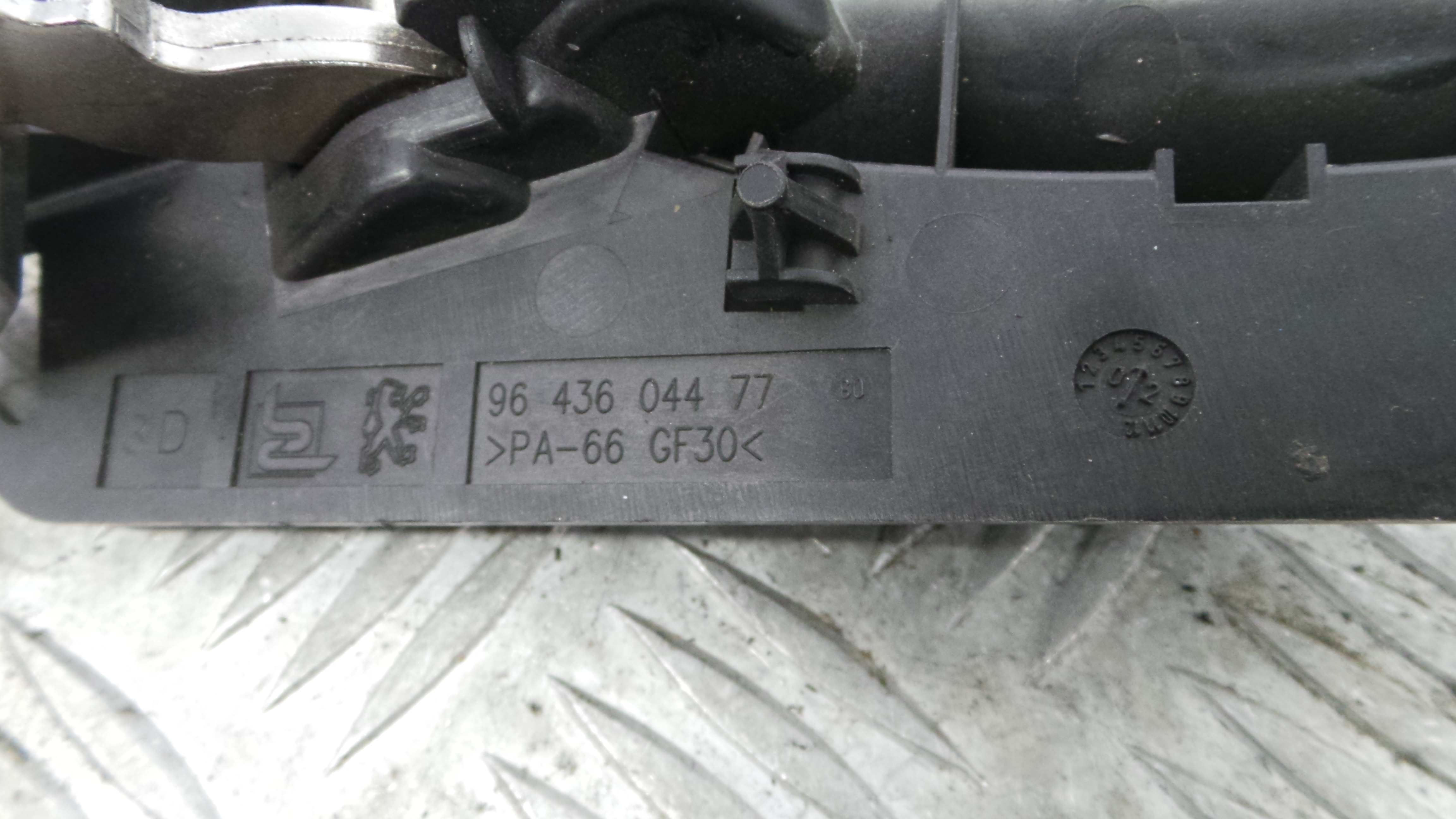 Puxador Interior Frente Direita 9643604477 - PEUGEOT 307 (3A/C)-36640768