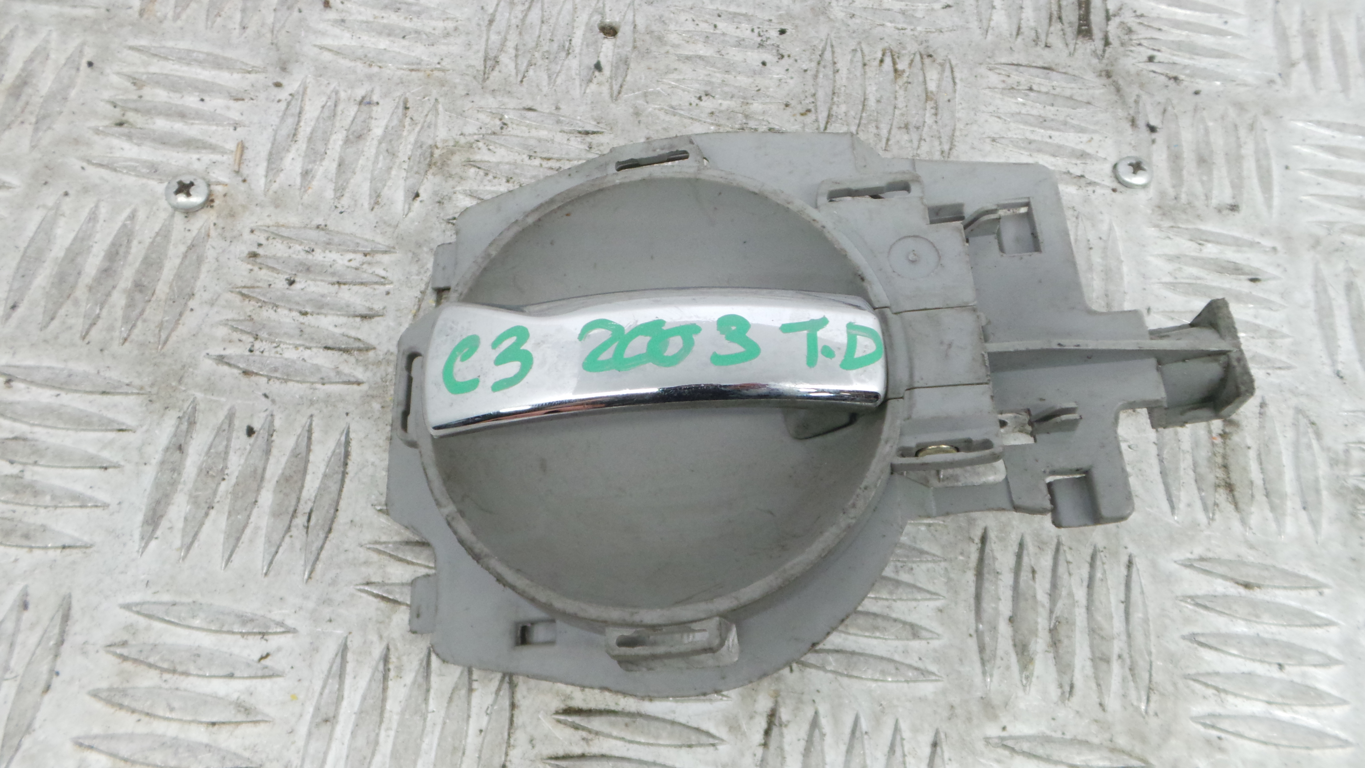 Puxador Exterior Trás Direita   9647164377 - CITROËN C3 I (FC_, FN_)-36640994