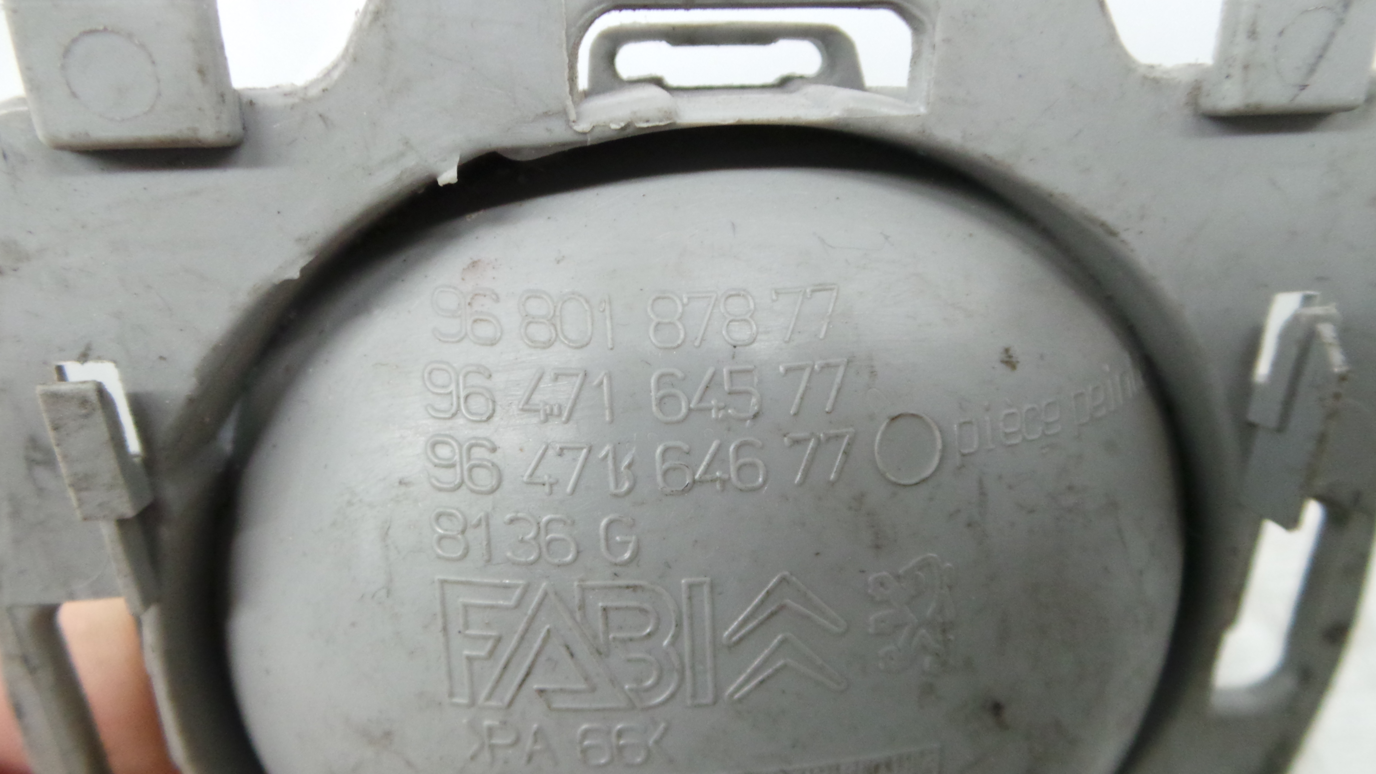 Puxador Exterior Frente Esquerdo 9680187877 - CITROËN C3 I (FC_, FN_)-36640997