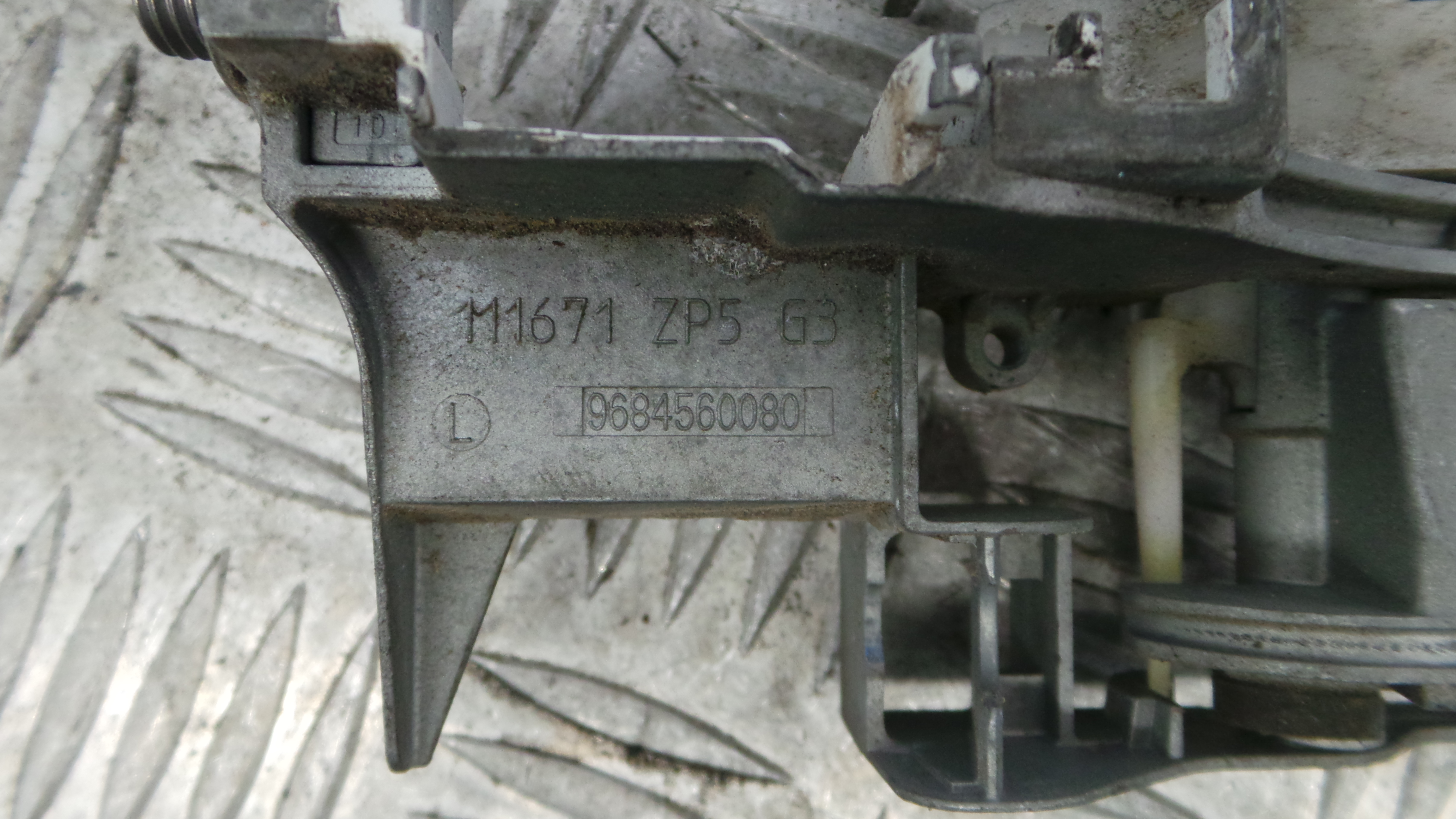 Puxador Exterior Trás esquerdo 9684560080 - CITROËN C3 II (SC_)-36647429