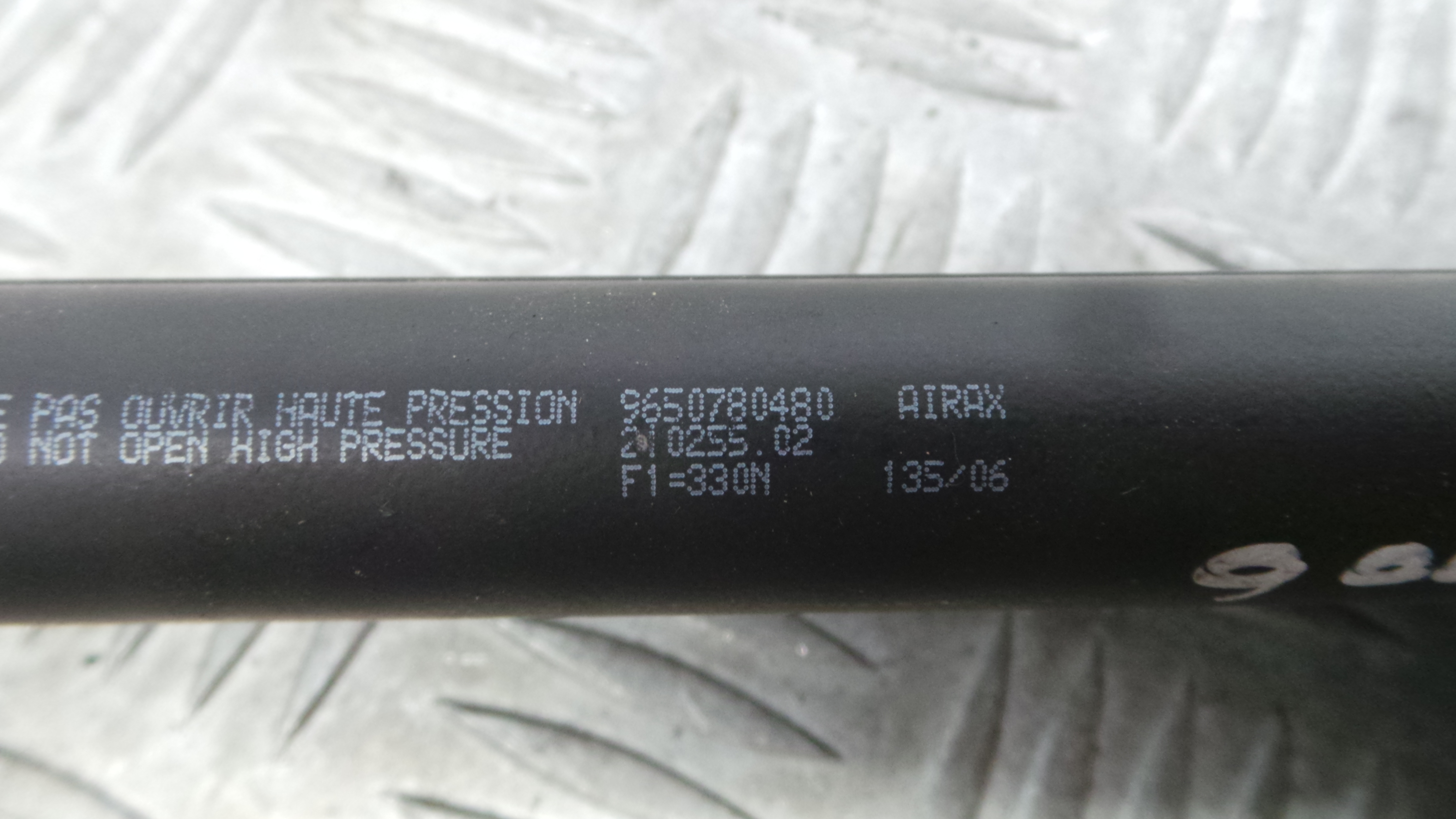 Amortecedor da Mala 9650780480 - PEUGEOT 207 (WA_, WC_), 207/207+ (WA_, WC_)-36661280