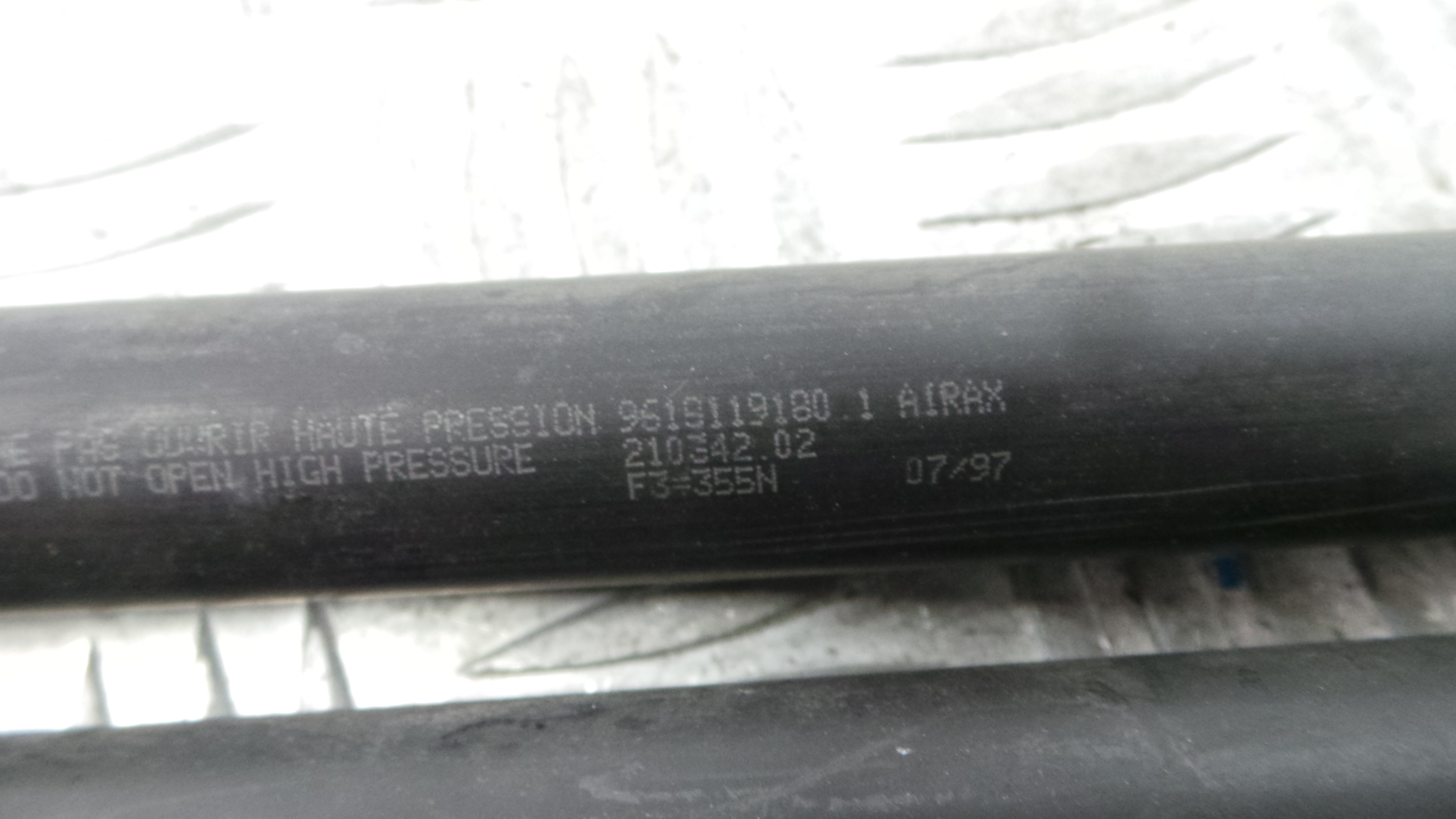 Amortecedor da Mala 9618119180 - CITROËN SAXO (S0, S1)-36661327