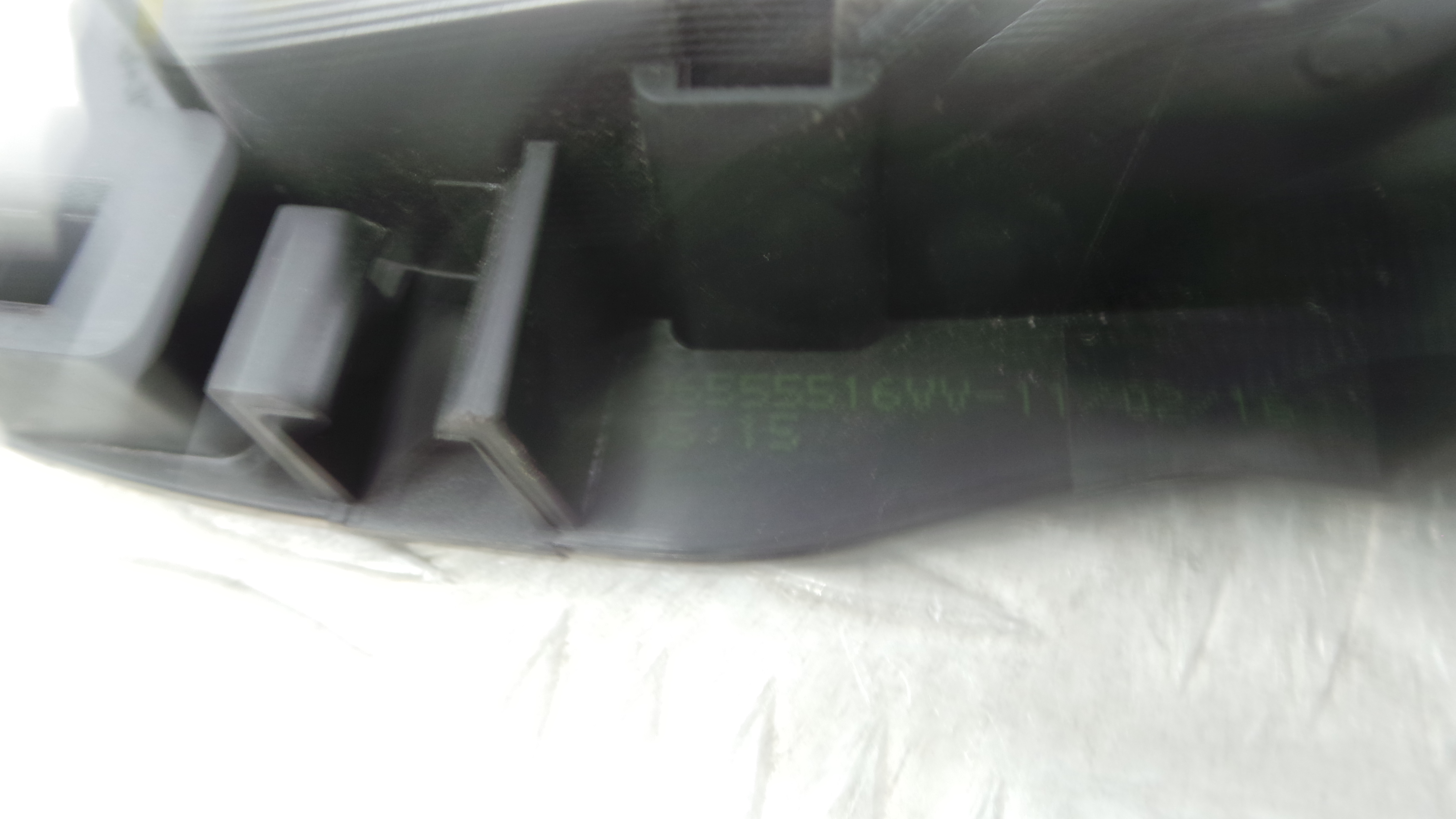 Puxador Interior Frente Direita 96555516VV - PEUGEOT 2008 I (CU_)-36676369