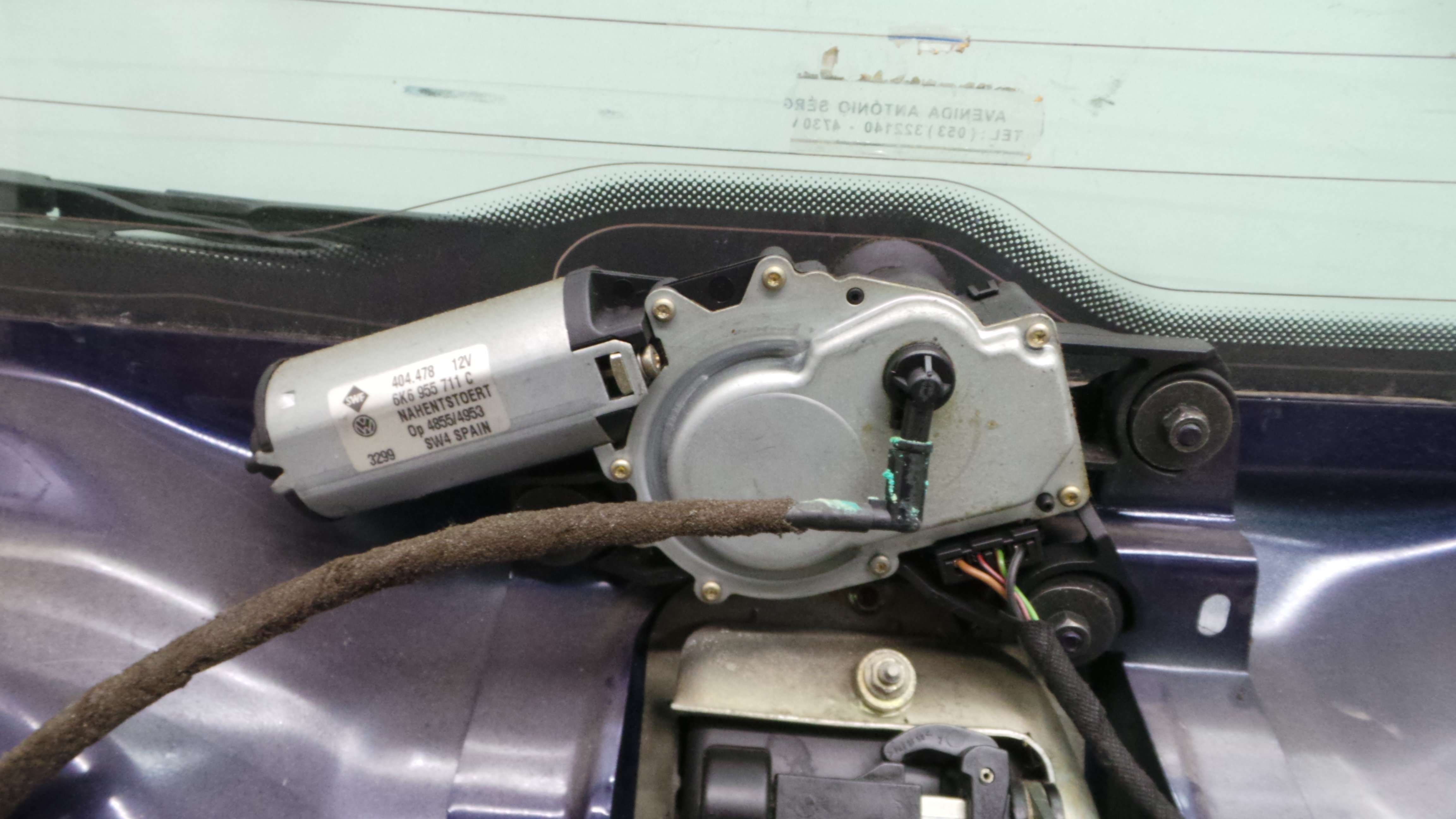 Motor Limpa Vidros Trás 6K6955711C - SEAT IBIZA II (6K1), IBIZA Mk II (6K1)-36685128 Motor Limpa Vidros Trás 6K6955711C - SEAT IBIZA II (6K1), IBIZA Mk II (6K1)-36685128