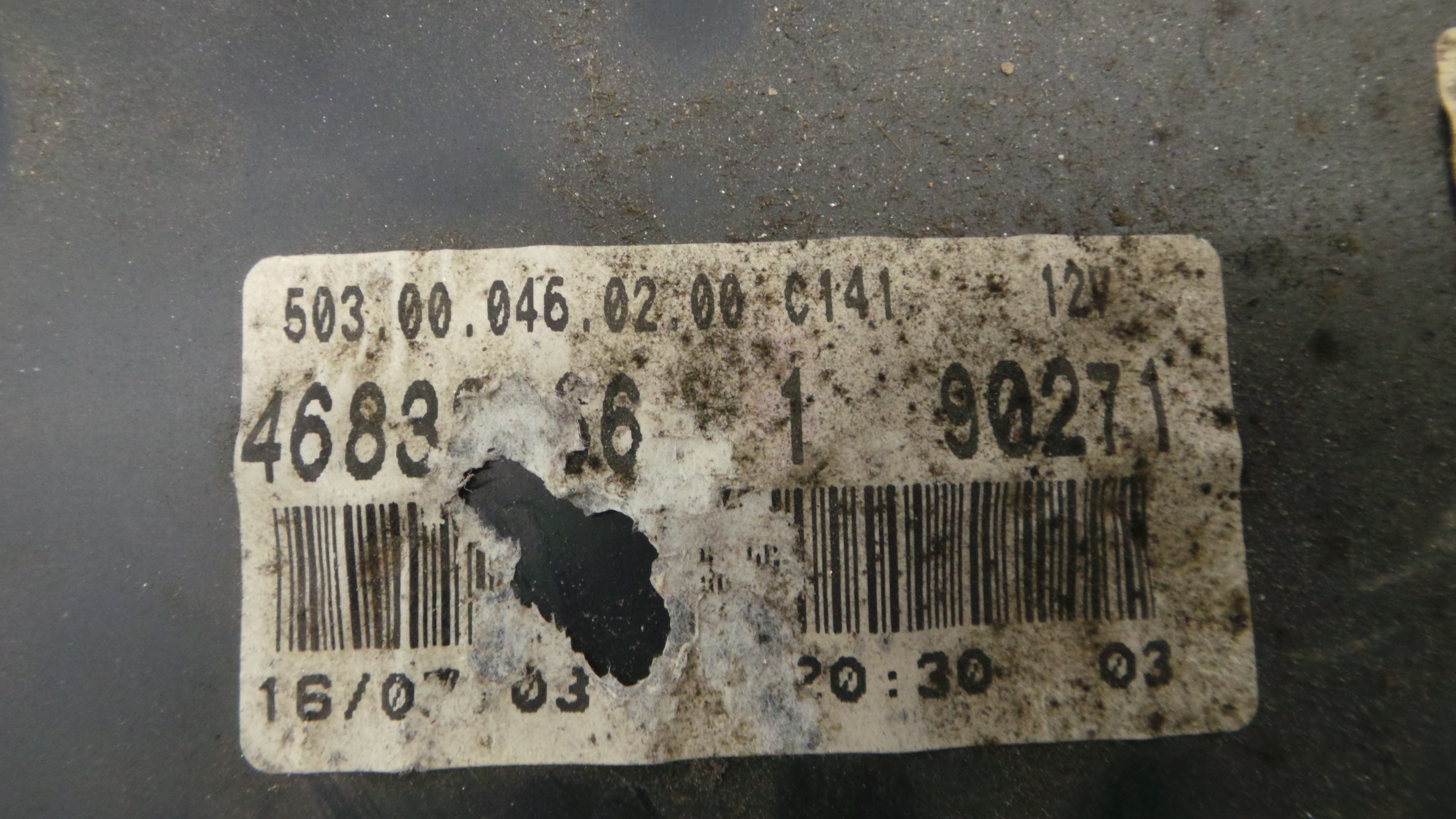 Quadrante 4683366 - FIAT PUNTO (188_)-36691824