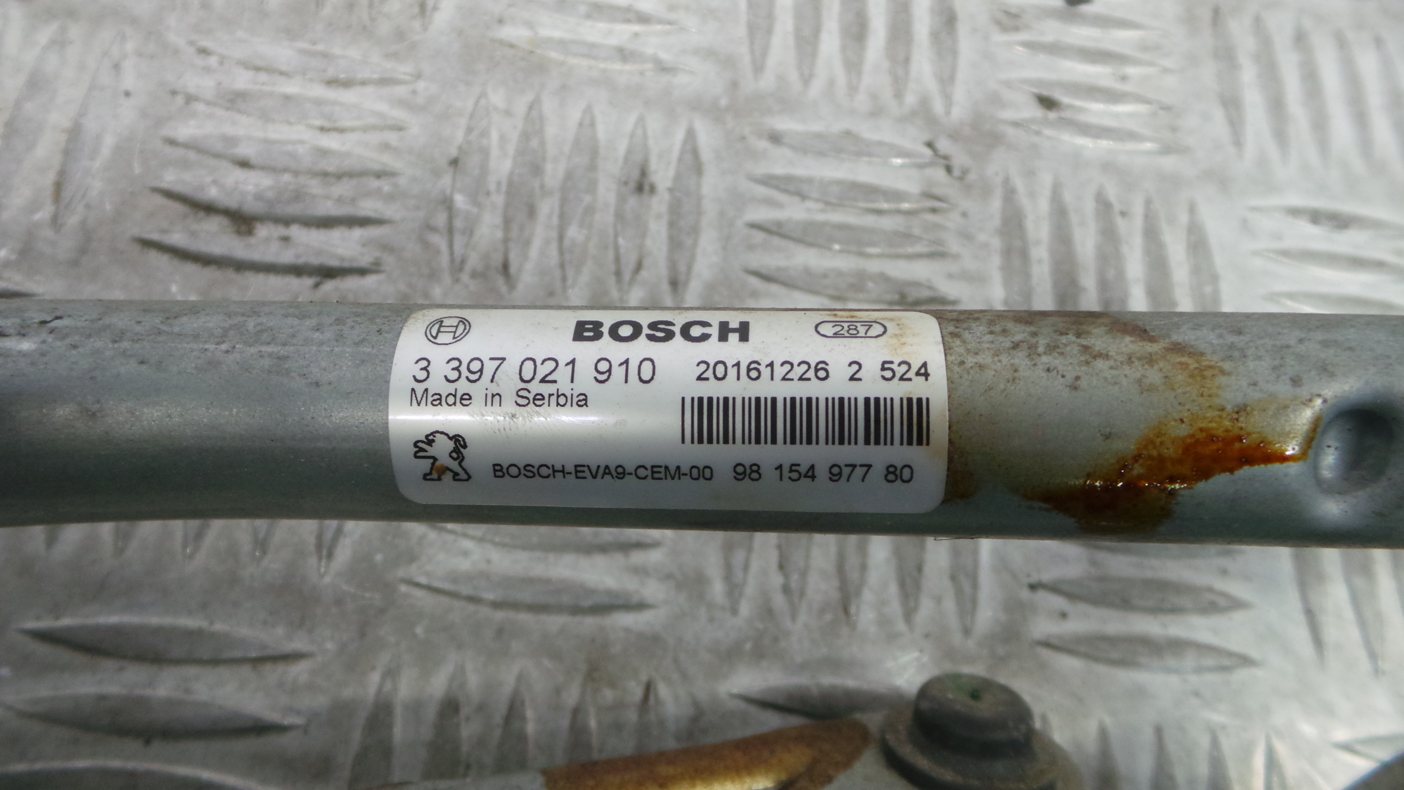 Motor Limpa Vidros Frente  9815497780 - PEUGEOT 208 I (CA_, CC_)-36692323