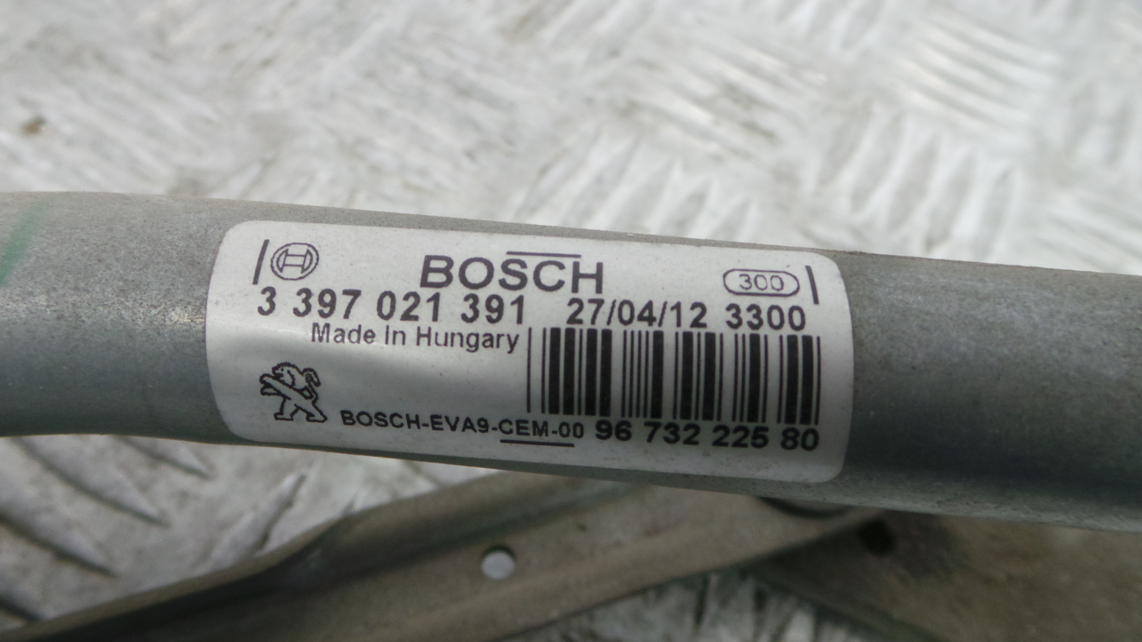 Motor Limpa Vidros Frente 9673222580 - PEUGEOT 208 I (CA_, CC_)-36711584