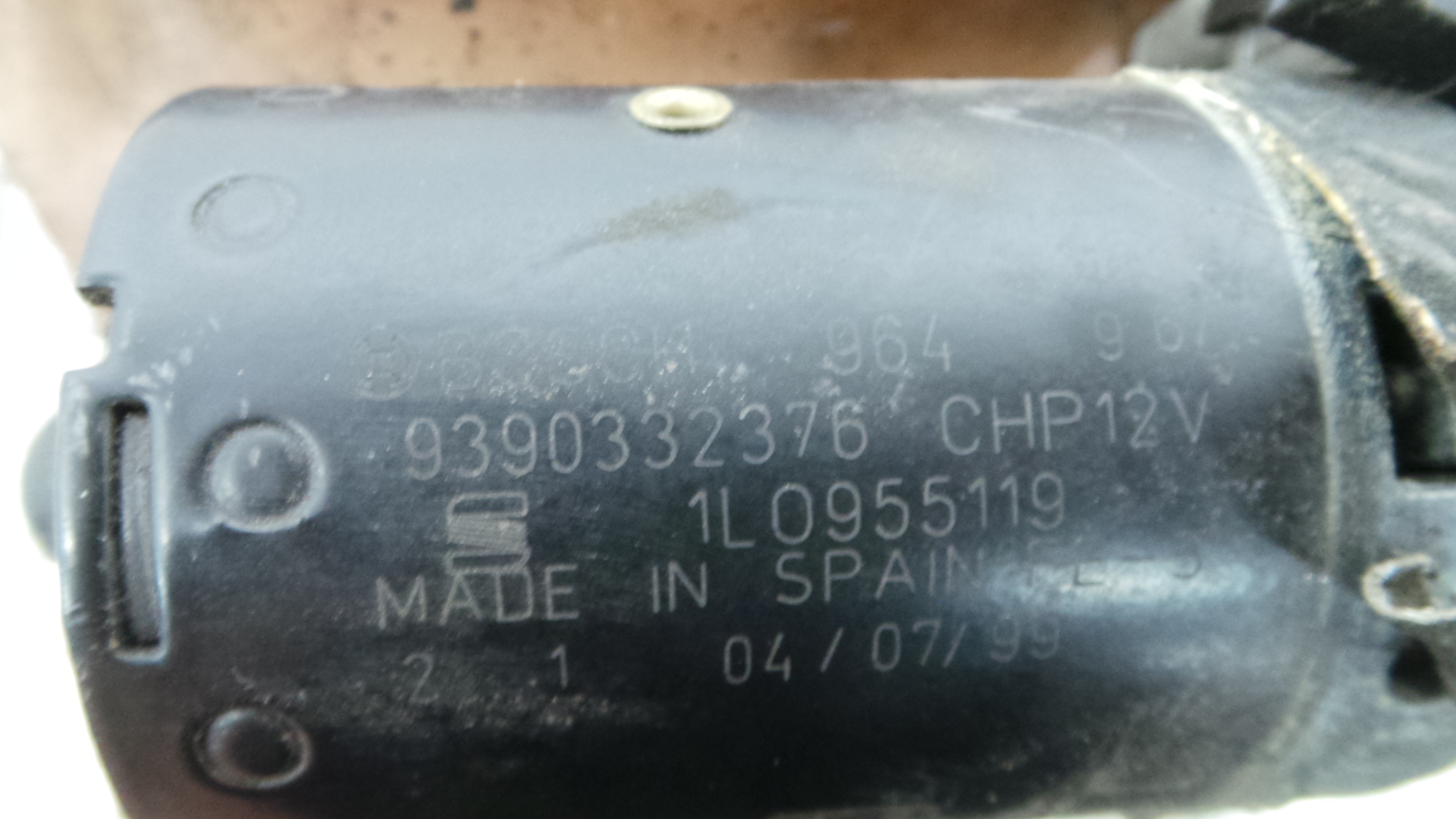 Motor Limpa Vidros Frente 6K1955023F - SEAT IBIZA II (6K1), IBIZA Mk II (6K1)-36712890