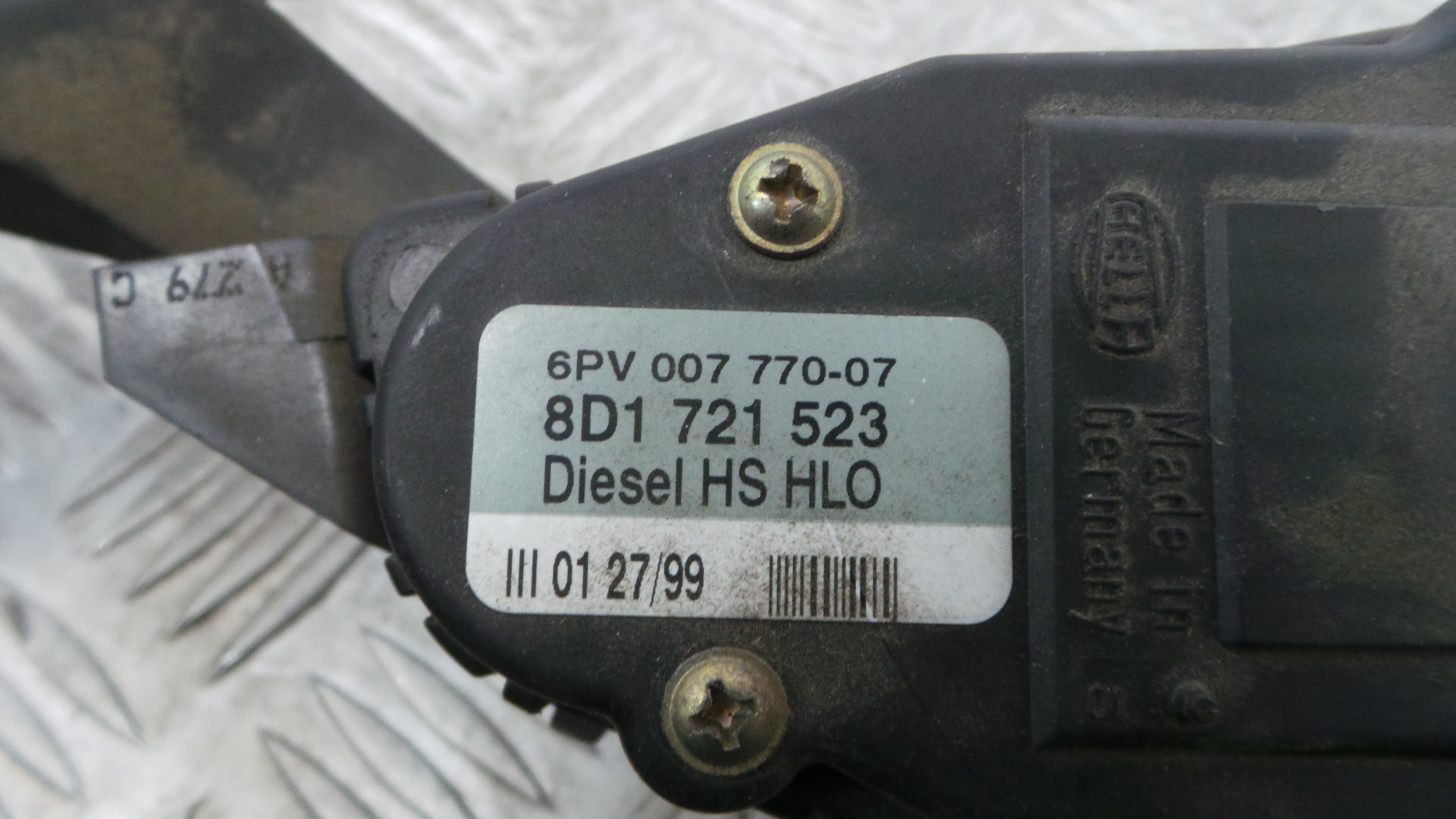 Pedal do Acelerador 8D1721523 - VW PASSAT B5 Estate (3B5), PASSAT B5 Variant (3B5)-36713416