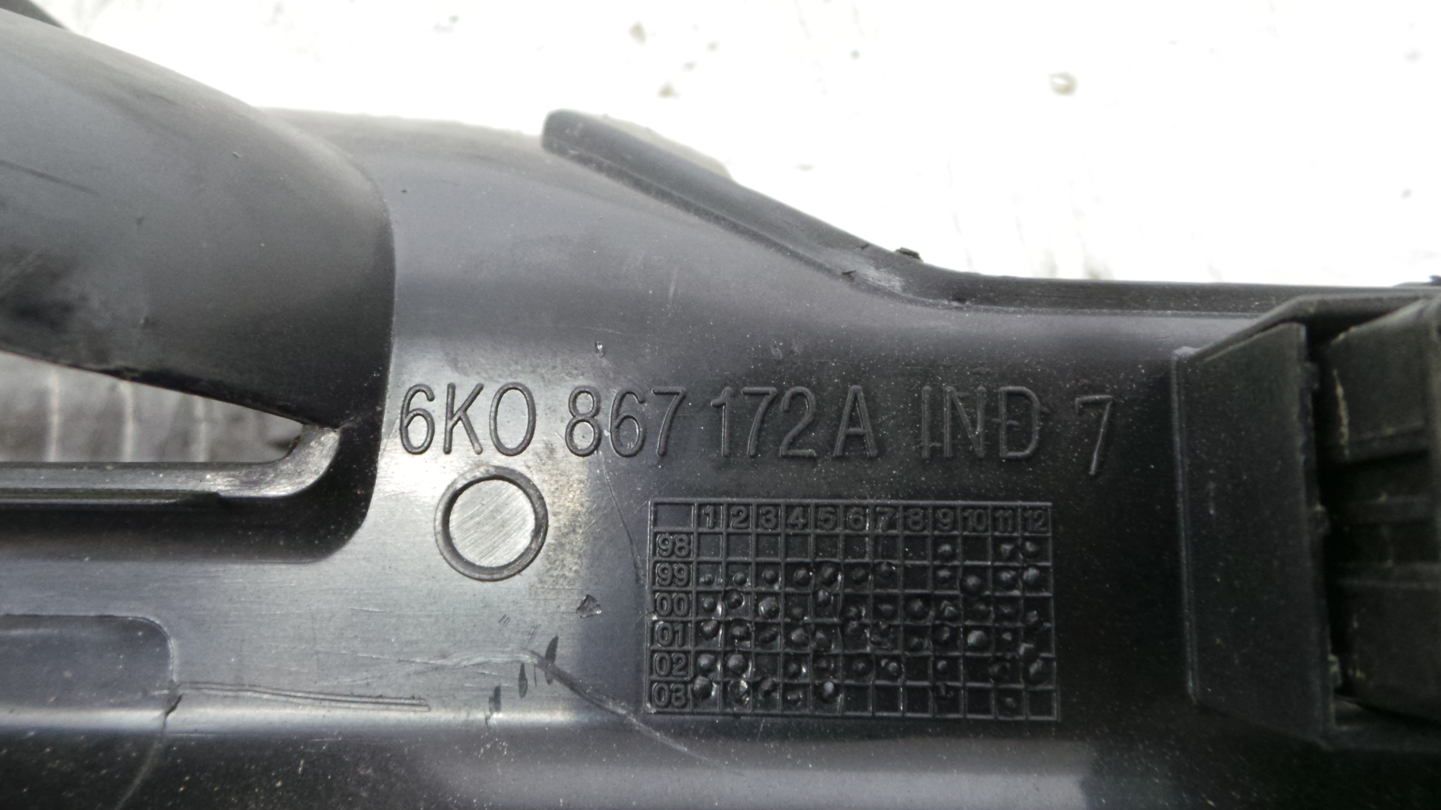 Interruptor / Comando Elevador Vidro Frente Dto  6K0867172A - SEAT IBIZA II (6K1), IBIZA Mk II (6K1)-36713613