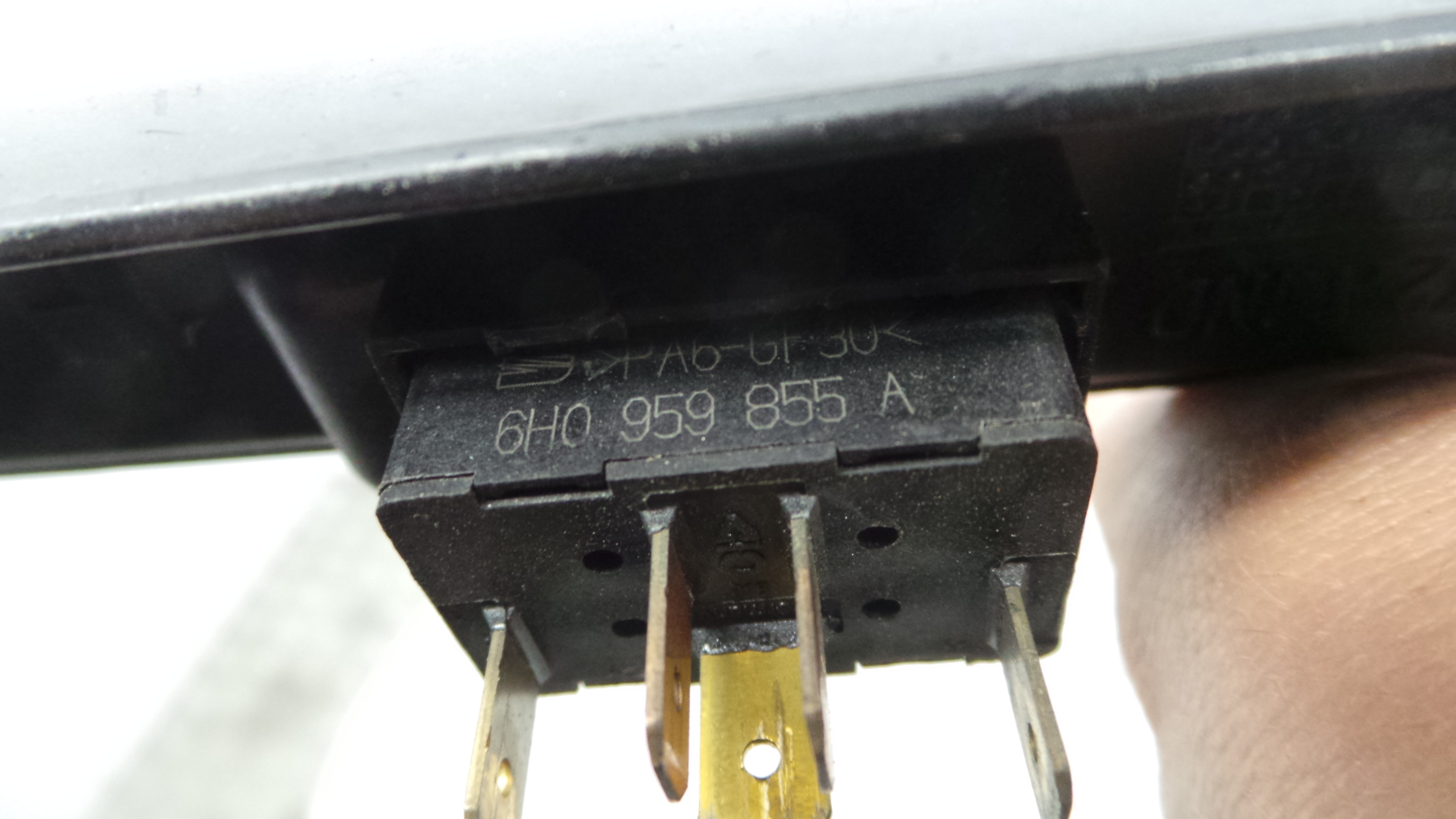 Interruptor / Comando Elevador Vidro Frente Dto  6K0867172A - SEAT IBIZA II (6K1), IBIZA Mk II (6K1)-36713613