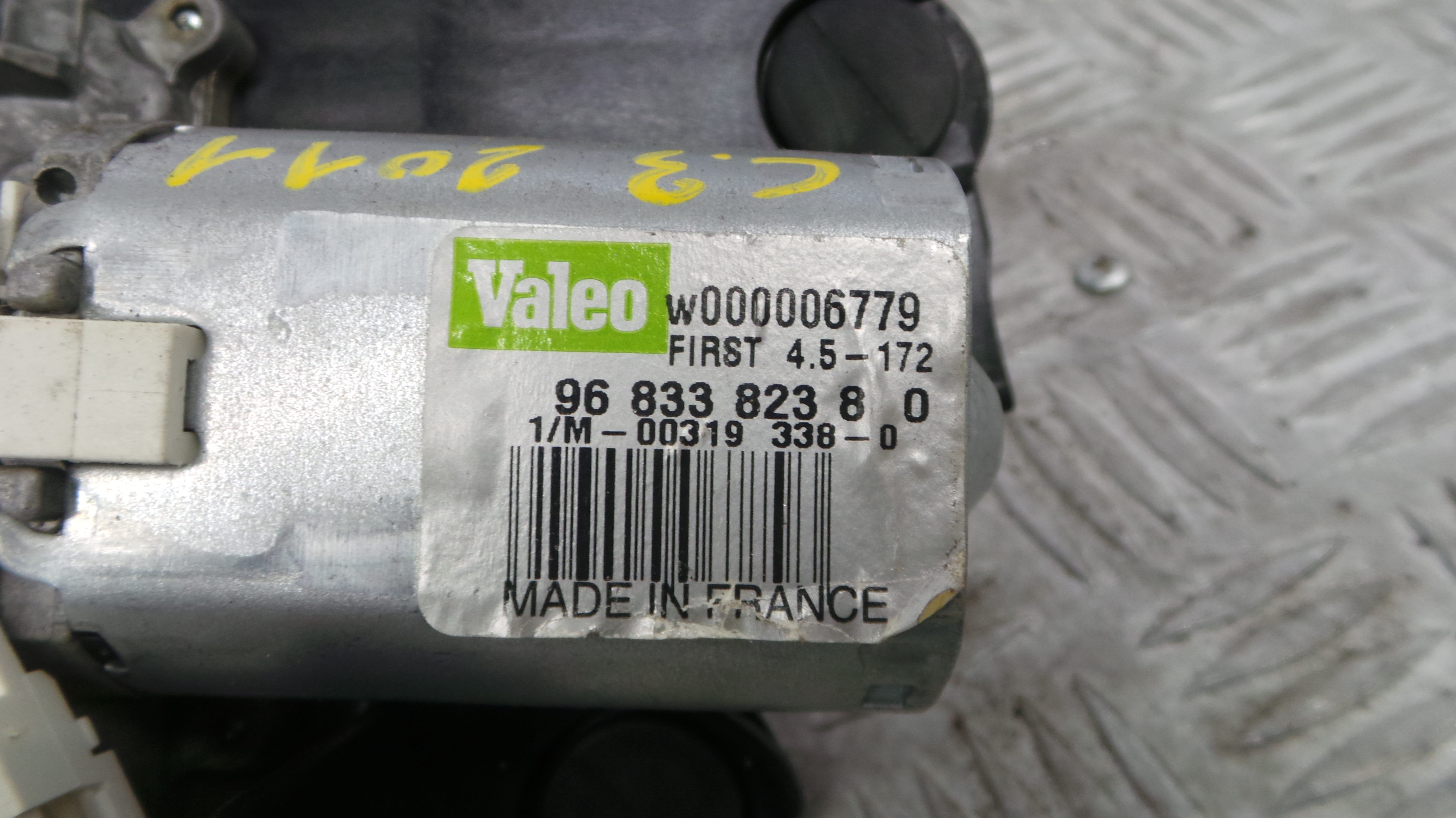 Motor Limpa Vidros Trás 9683382380 - CITROËN C3 II (SC_)-36714522