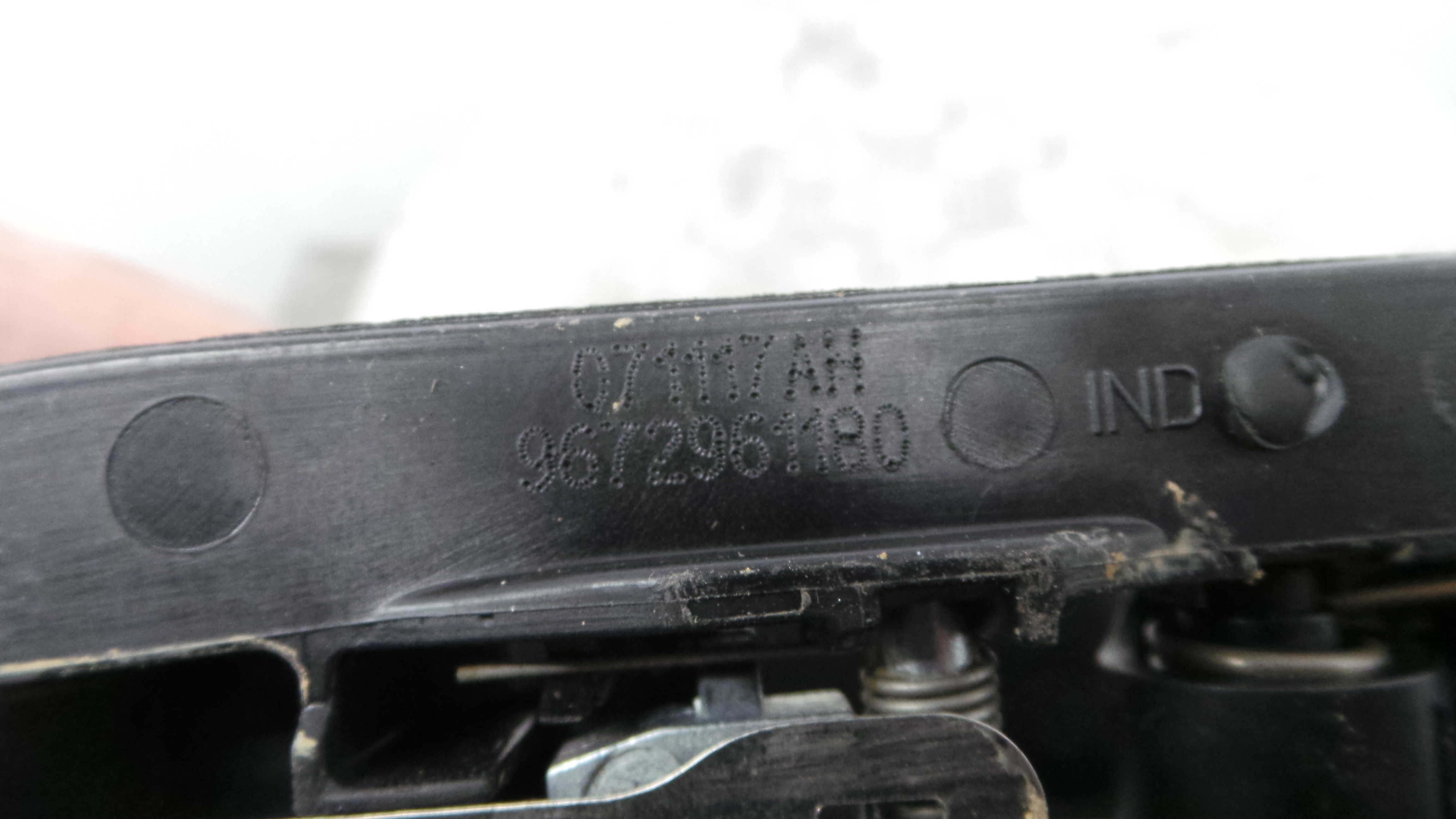 Puxador Exterior Trás esquerdo 9101GH - PEUGEOT 2008 I (CU_)-36714584