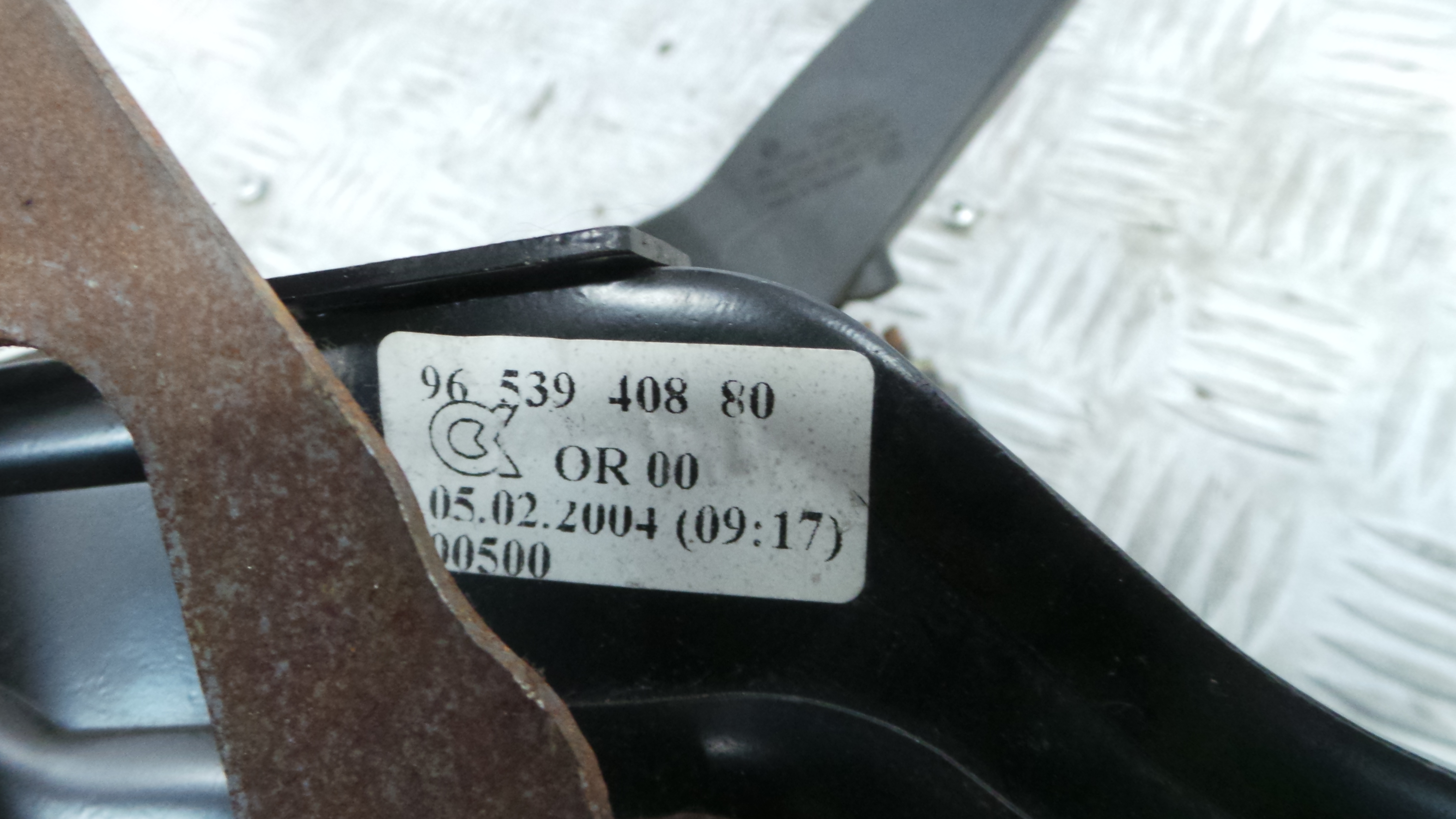 Pedal do Travão 9653940880 - PEUGEOT 307 (3A/C)-36729145