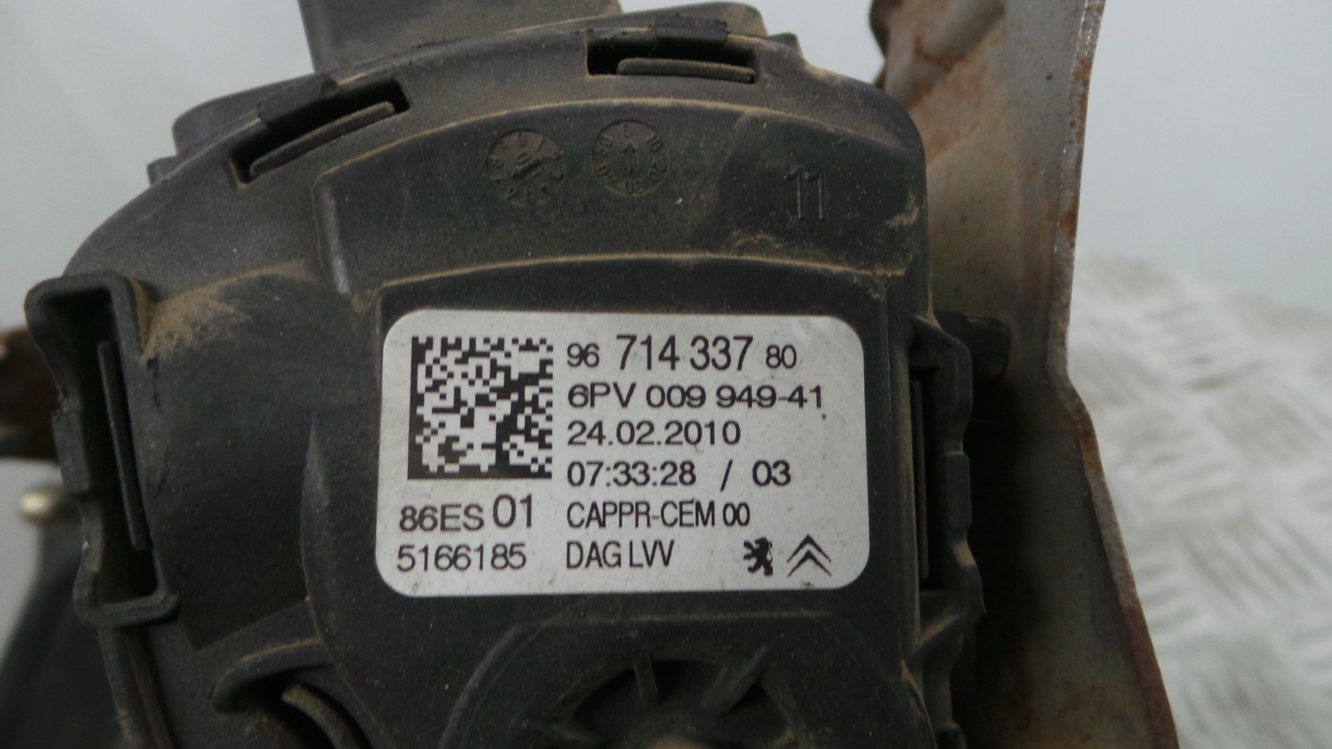 Pedal do Travão 9671433780 - PEUGEOT 207 SW (WK_)-36732849