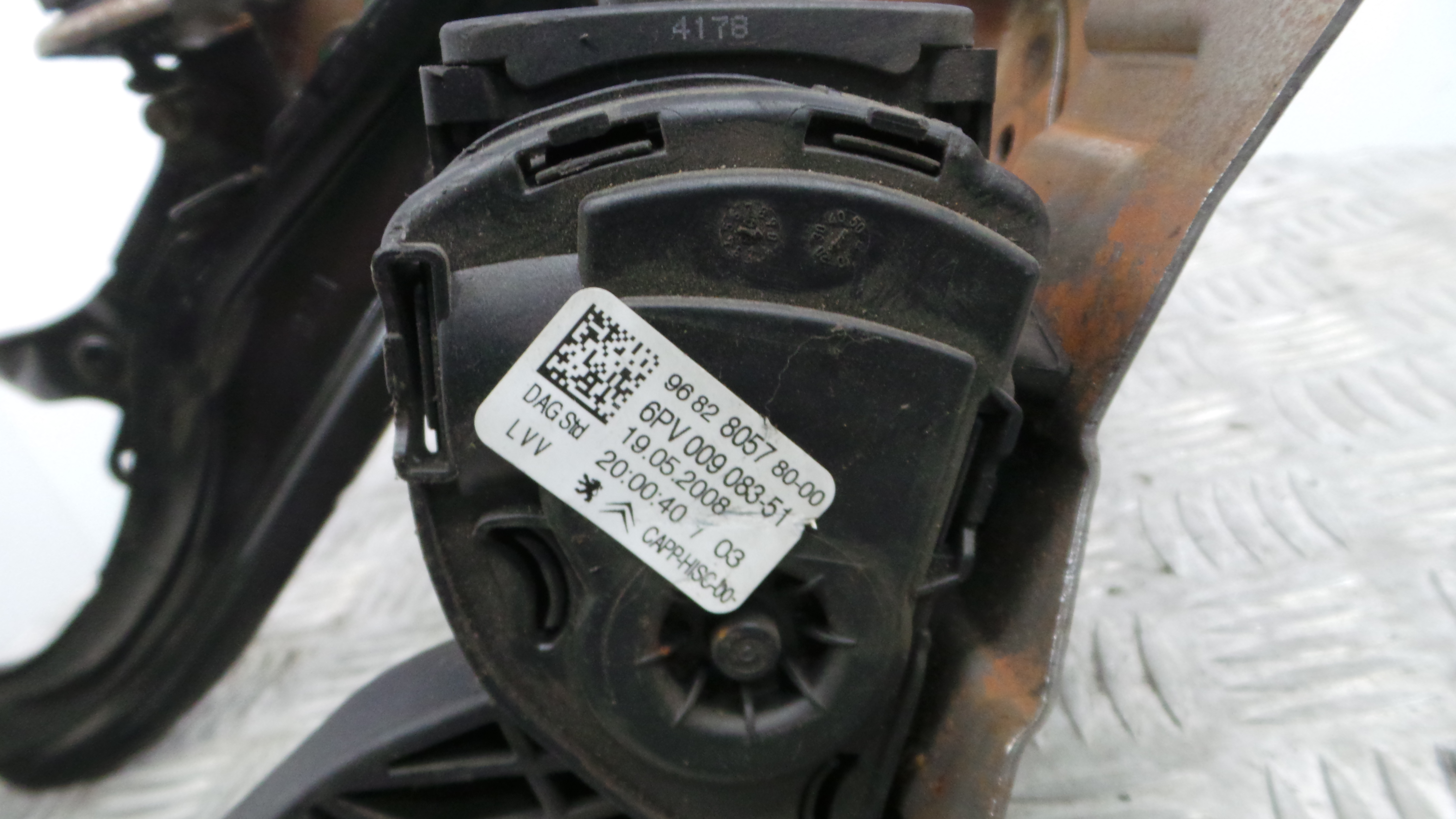 Pedal do Travão 9682805780 - PEUGEOT 207 (WA_, WC_), 207/207+ (WA_, WC_)-36733905