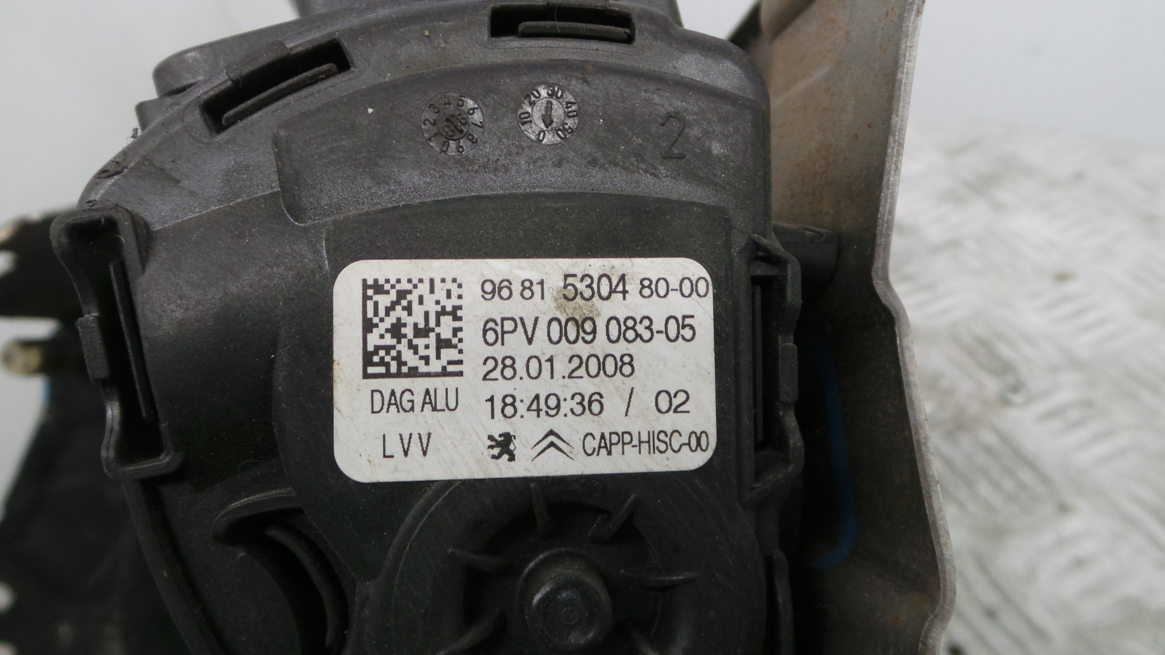 Pedal do Travão 9681530480 - PEUGEOT 207 (WA_, WC_), 207/207+ (WA_, WC_)-36737171