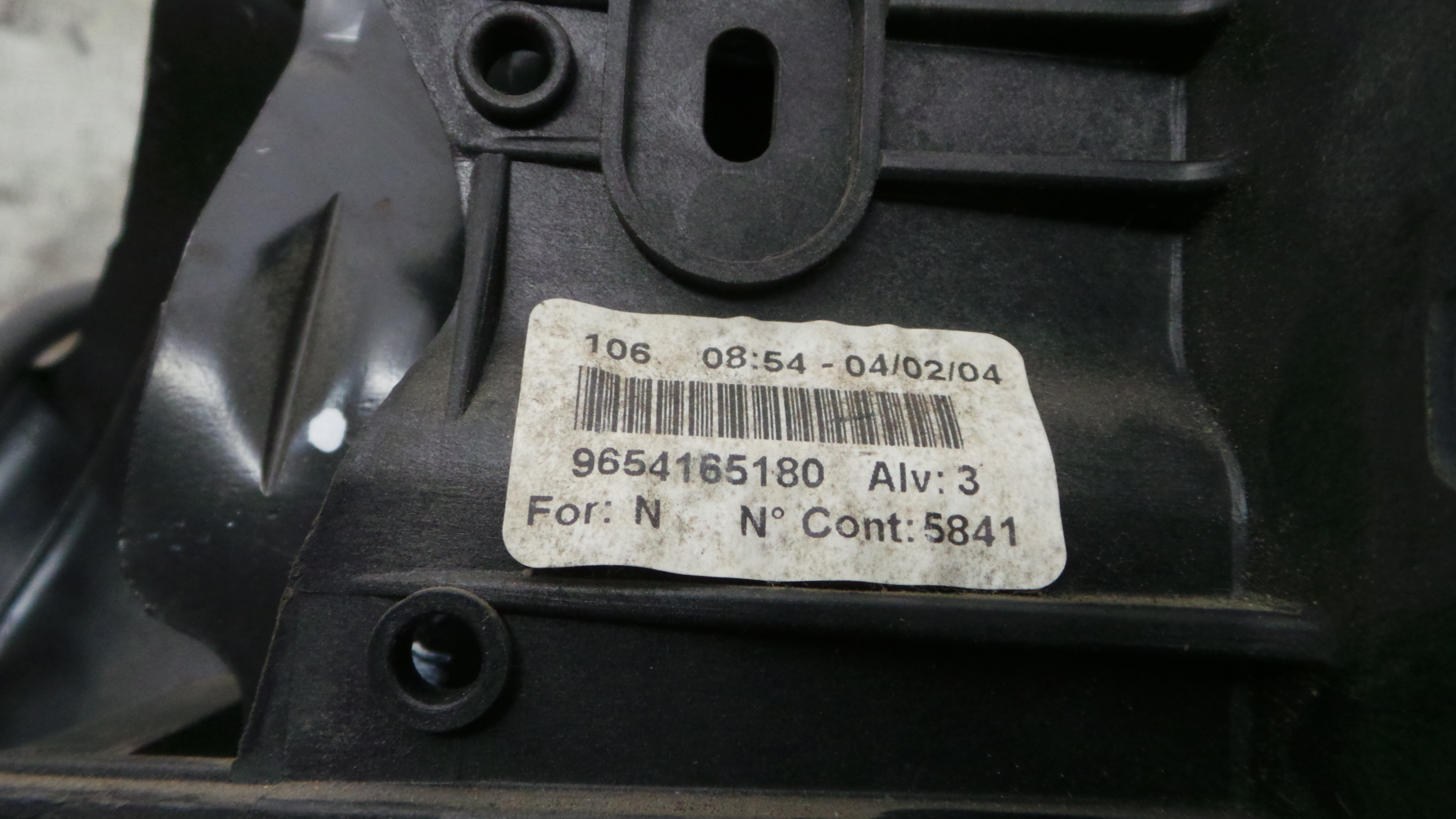 Pedal do Travão 9654165180 - PEUGEOT 407 (6D_)-36737944