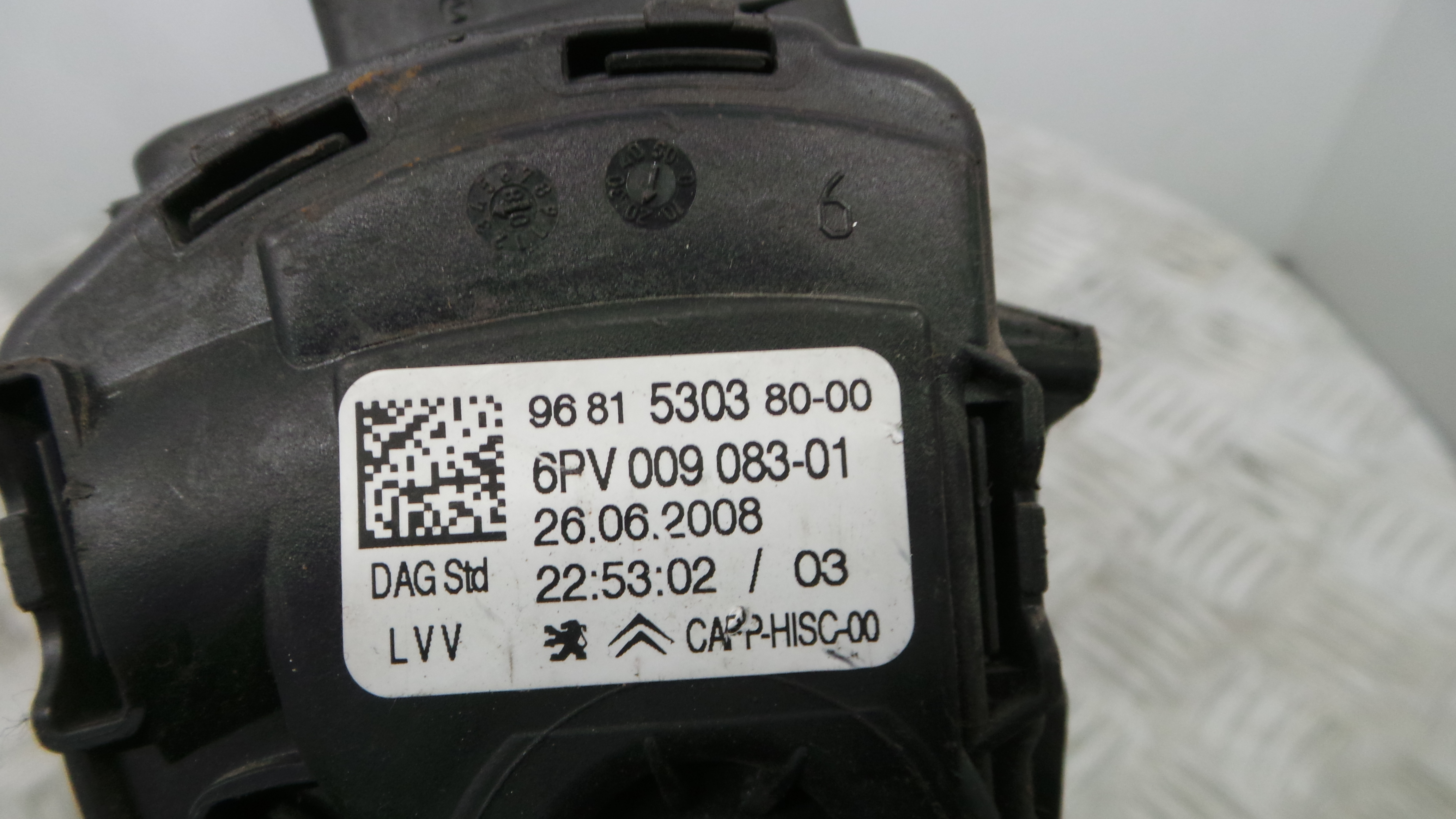 Pedal do Acelerador 9681530380 - PEUGEOT 308 I (4A_, 4C_)-36741980