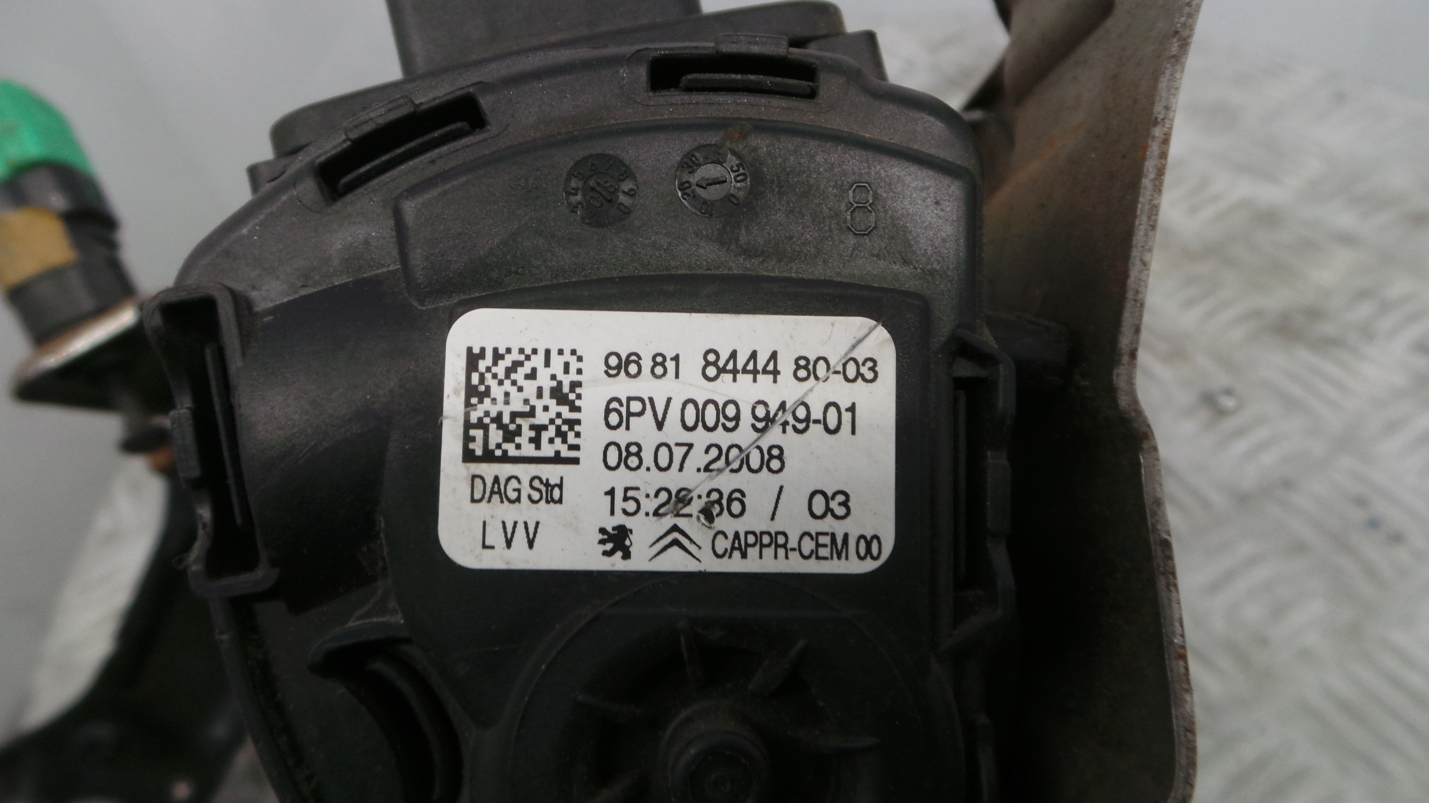 Pedal do Travão 968184448003 - PEUGEOT 207 (WA_, WC_), 207/207+ (WA_, WC_)-36742707