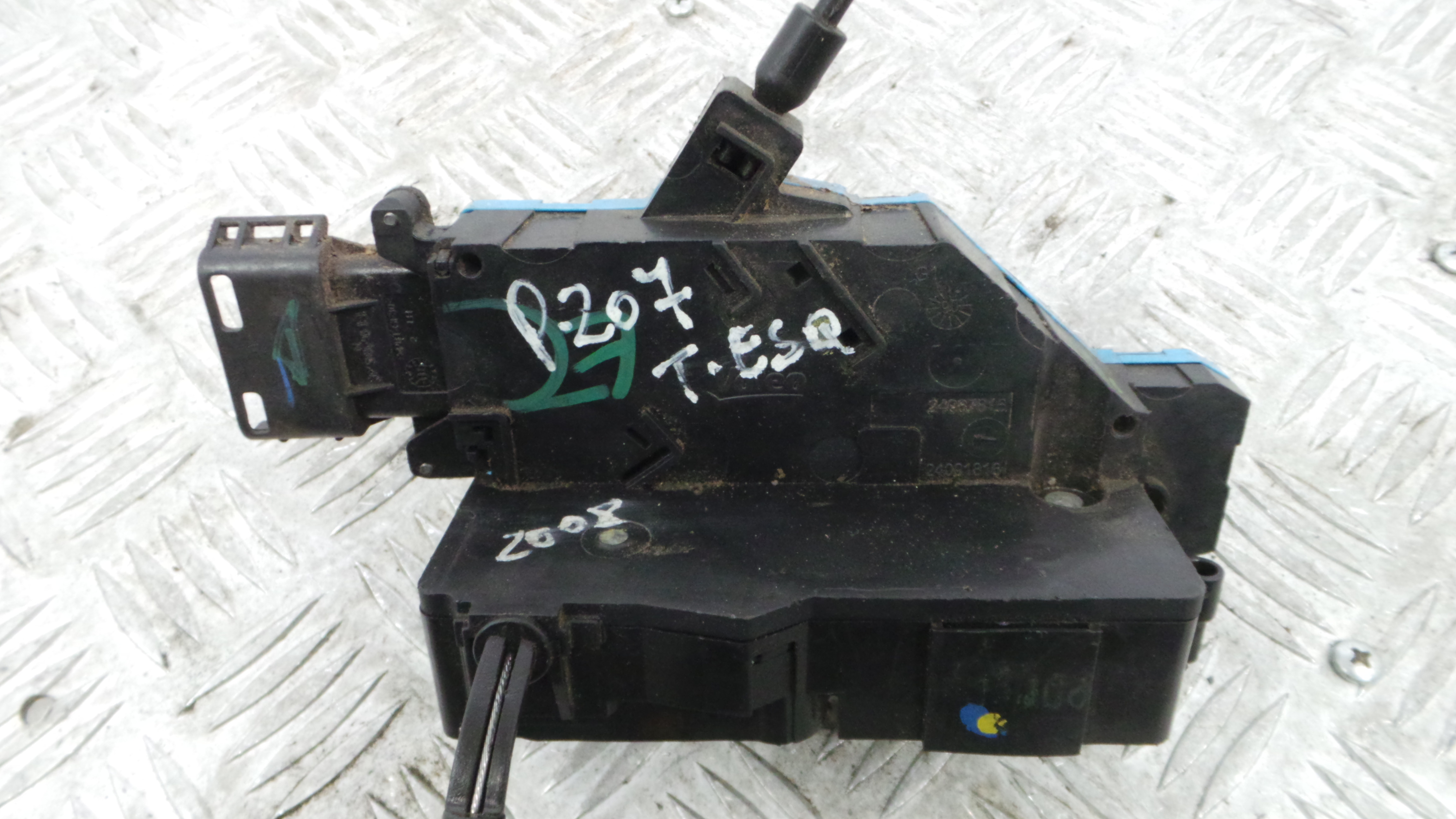 Fecho da Porta Trás Esq 9137F9 - PEUGEOT 207 (WA_, WC_), 207/207+ (WA_, WC_)-36750196