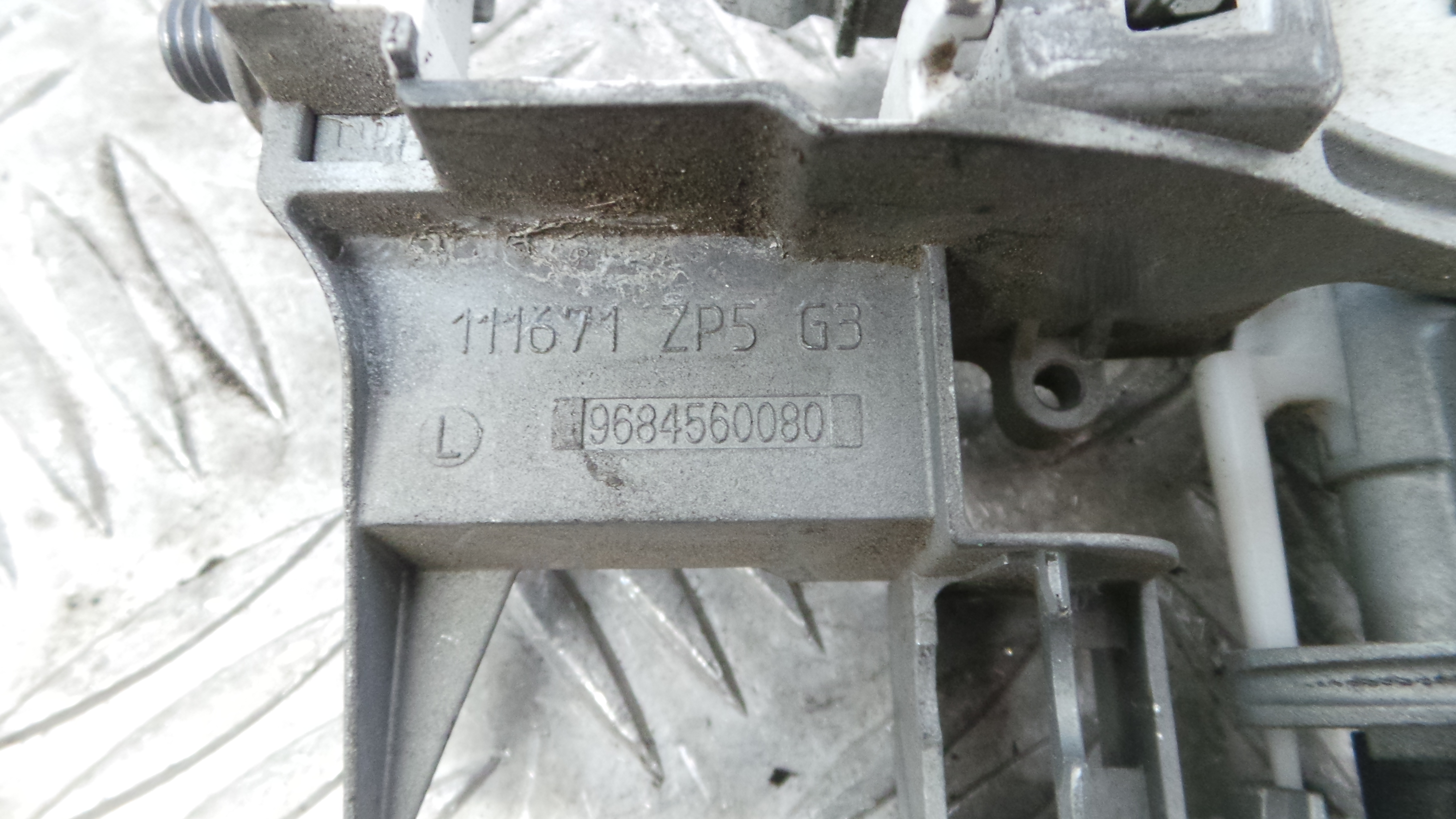 Puxador Exterior Trás esquerdo 9684560080 - CITROËN C3 II (SC_)-36754612