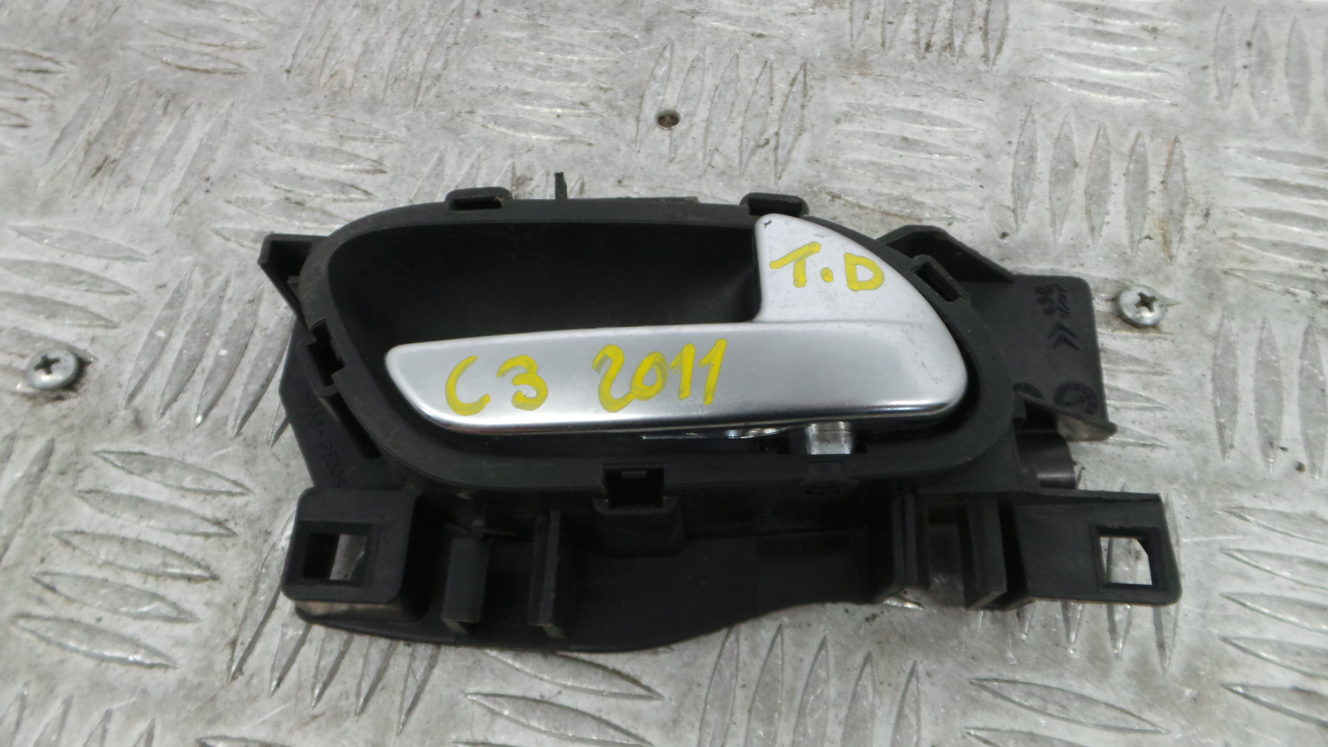 Puxador Interior Traseiro Direita 9683446577 - CITROËN C3 II (SC_)-36754663 Puxador Interior Traseiro Direita 9683446577 - CITROËN C3 II (SC_)-36754663