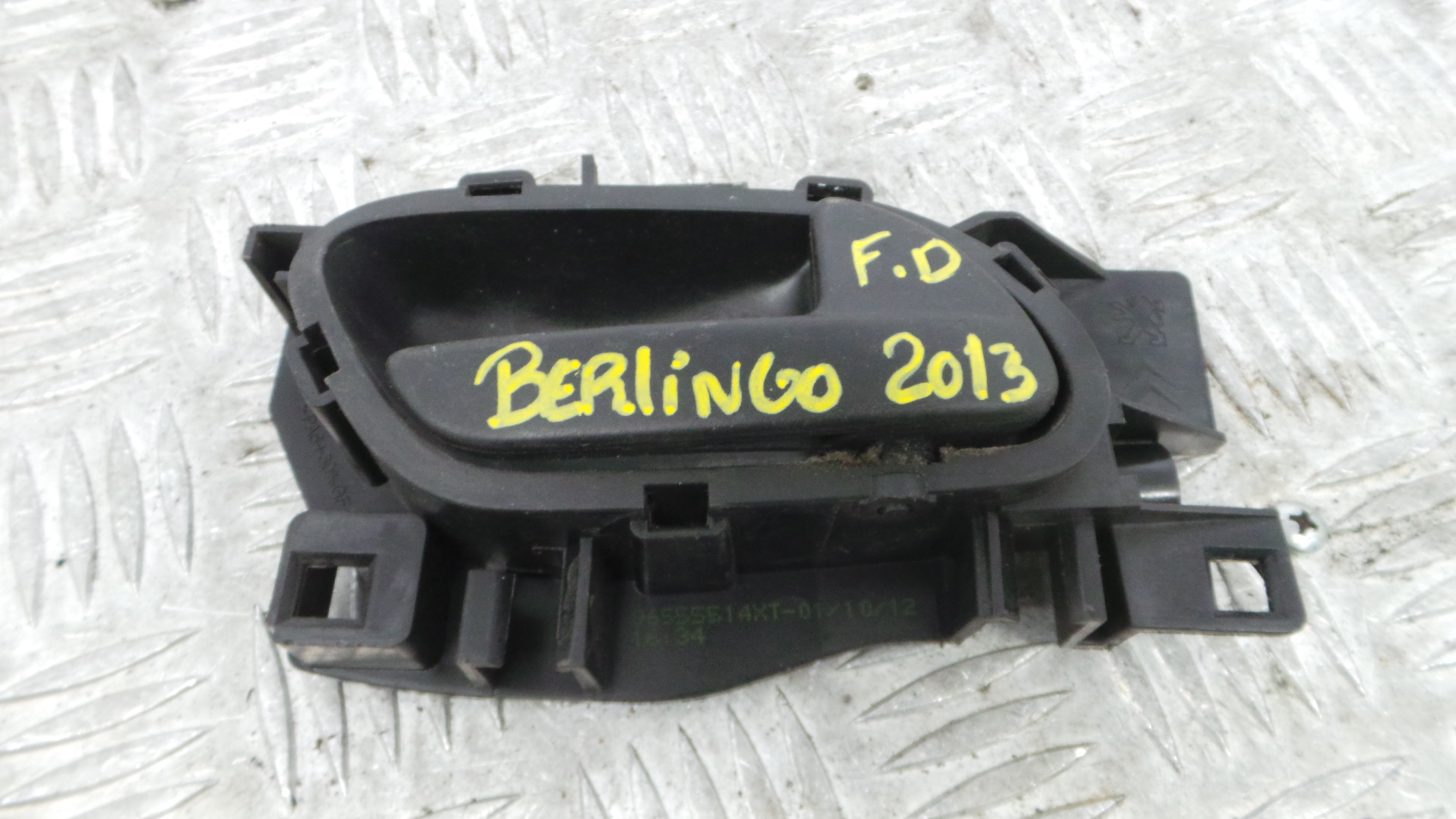 Puxador Interior Frente Direita 96555514XT - CITROËN BERLINGO Caixa/monovolume (B9)-36754718