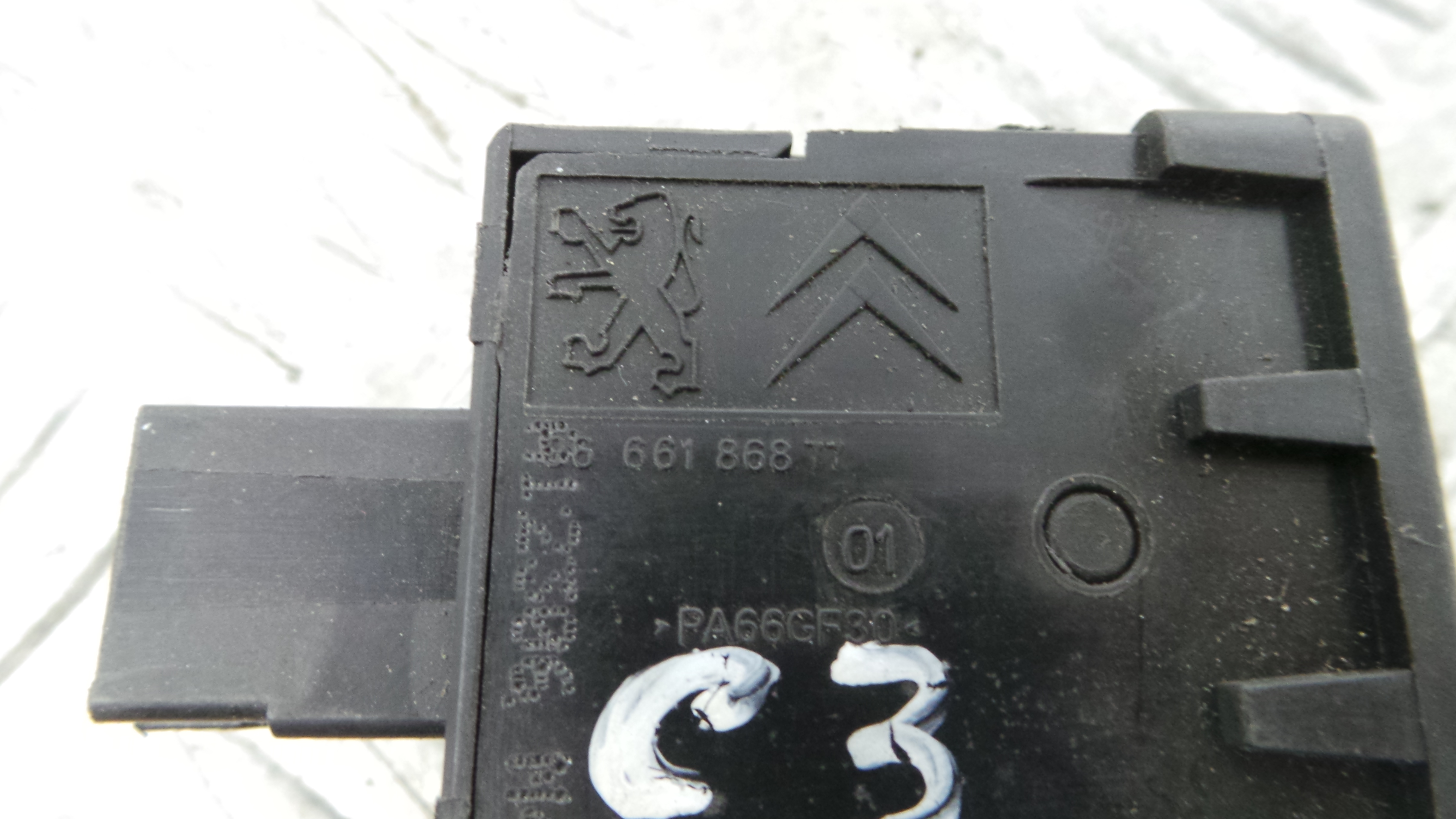 Comando de Regulação dos Faróis  9666186877 - CITROËN C3 II (SC_)-36758965